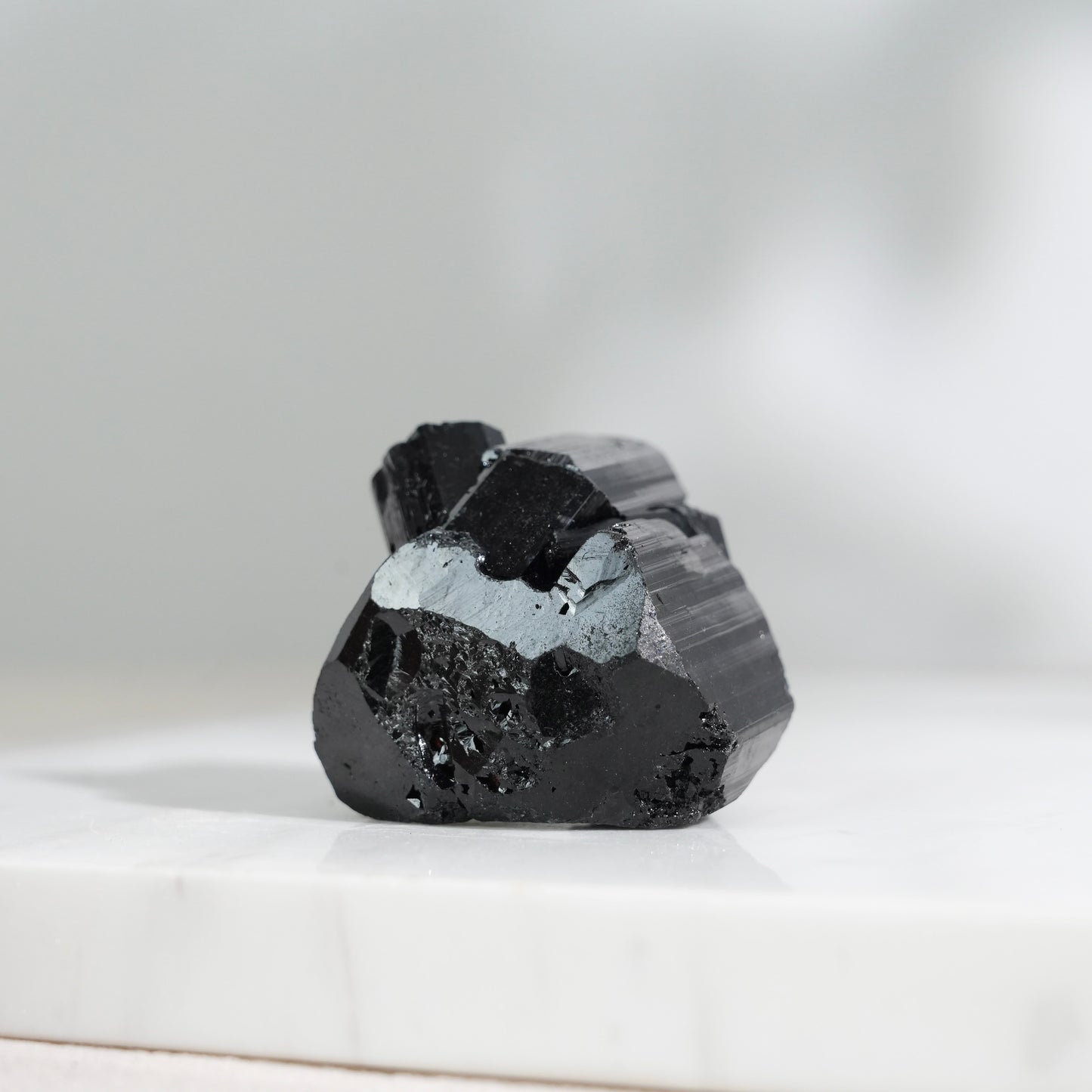 Mozambique lustrous black tourmaline 