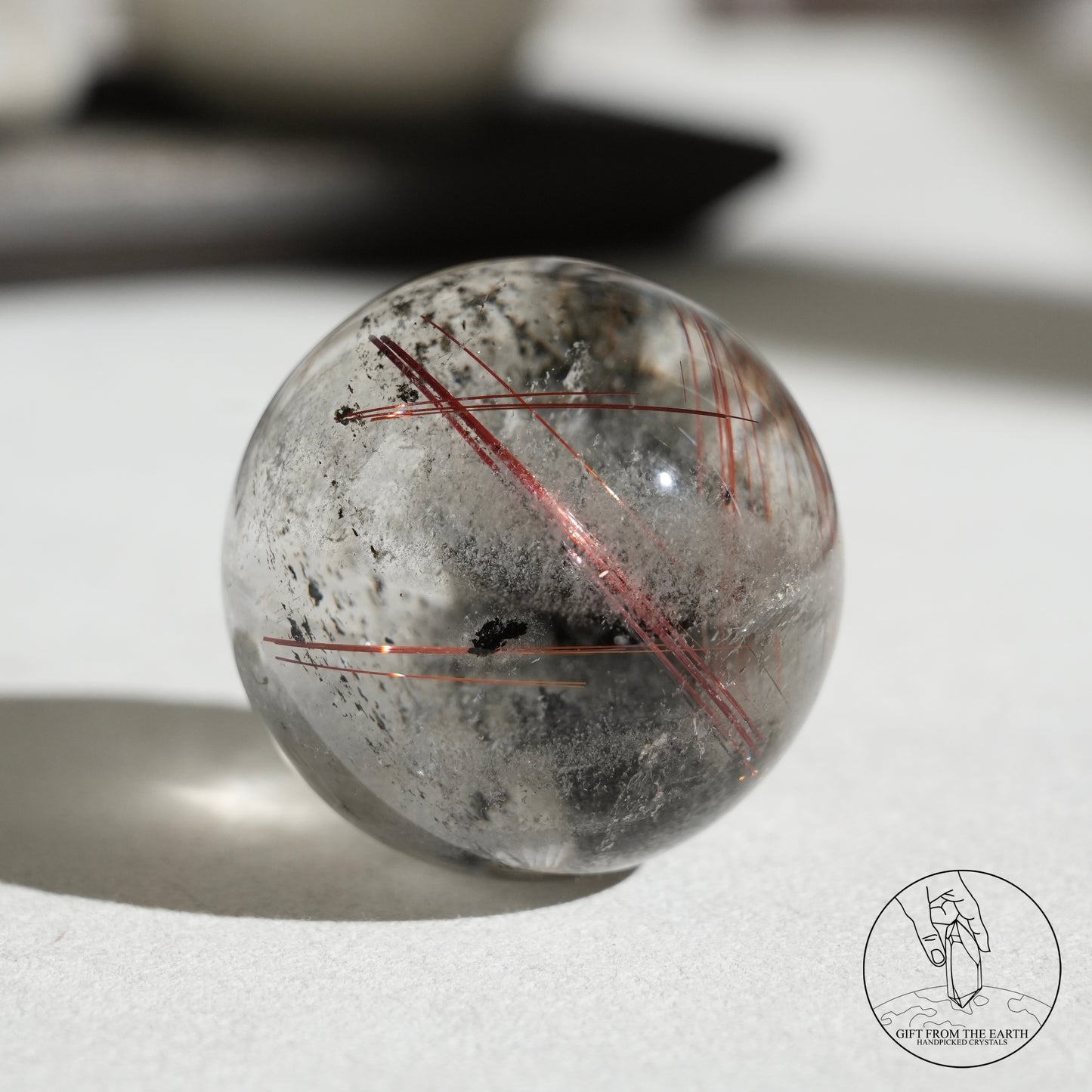 紅髮晶綠幽靈水晶球