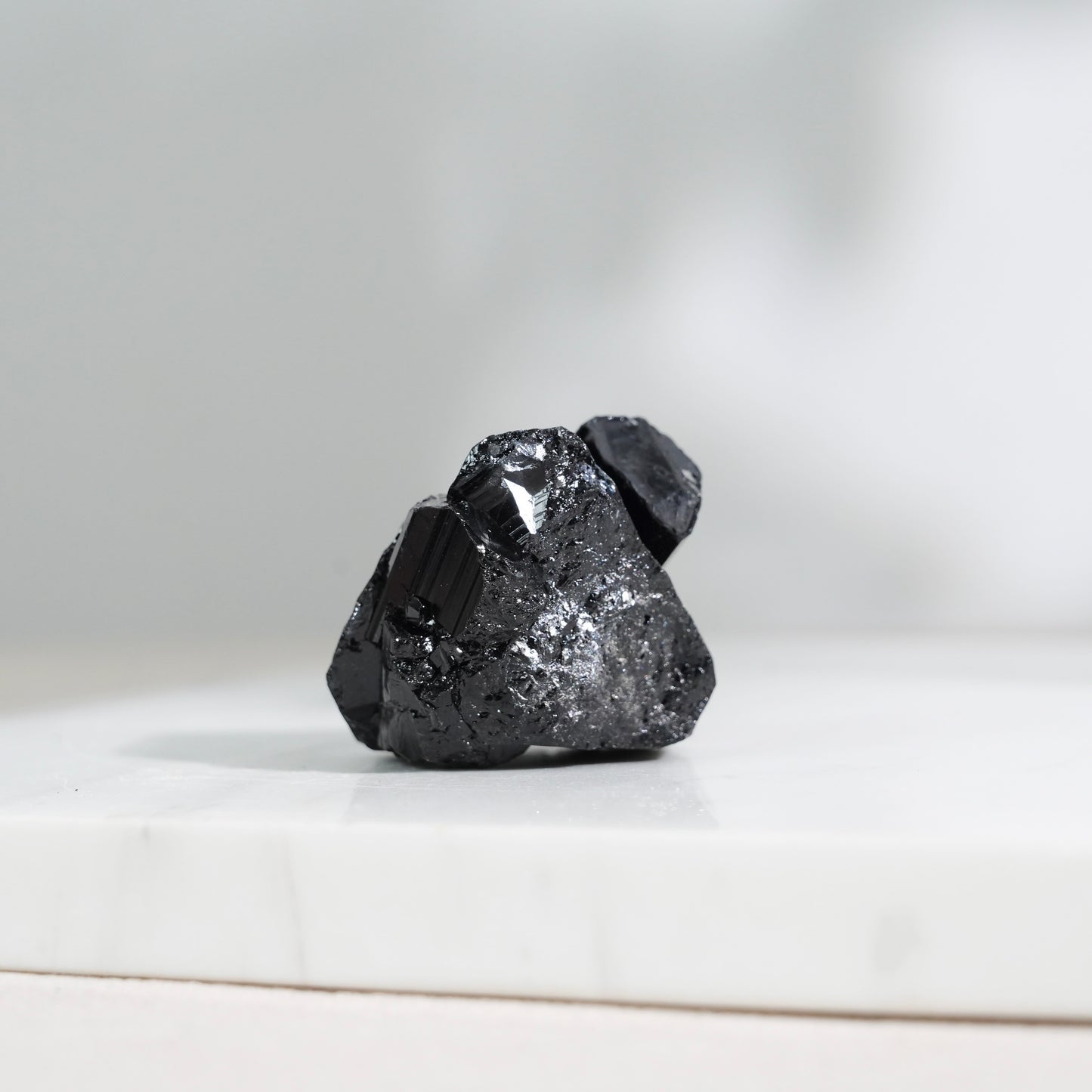Mozambique lustrous black tourmaline 