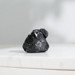 Glossy Black Tourmaline Raw Stone