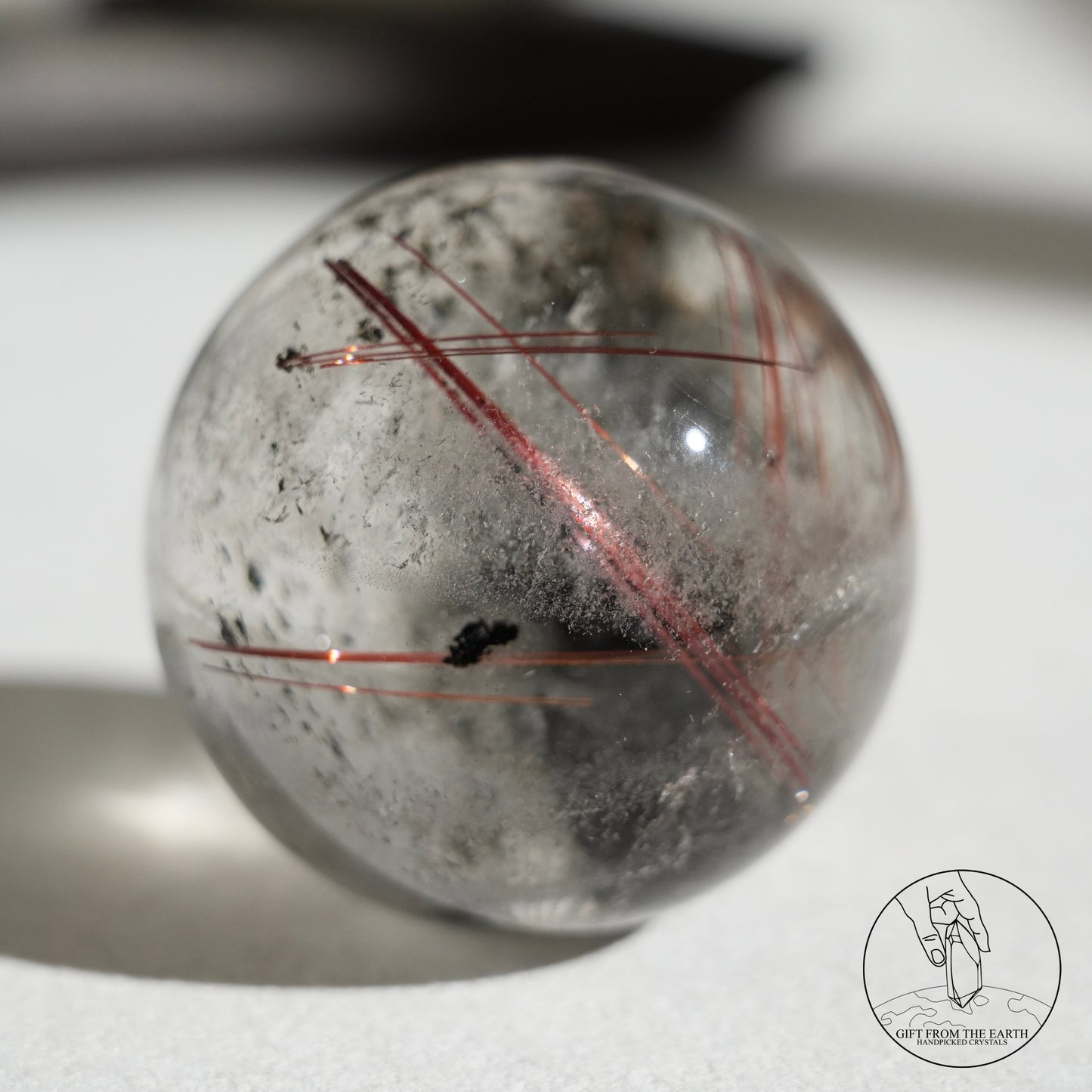 紅髮晶綠幽靈水晶球