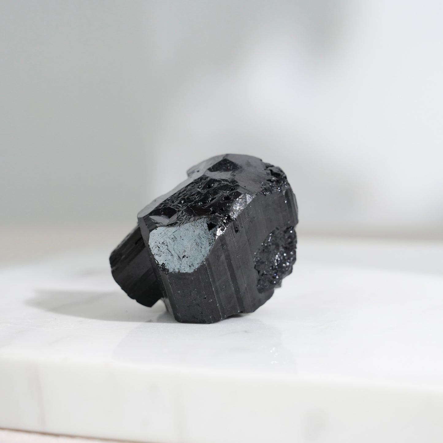 Mozambique lustrous black tourmaline 