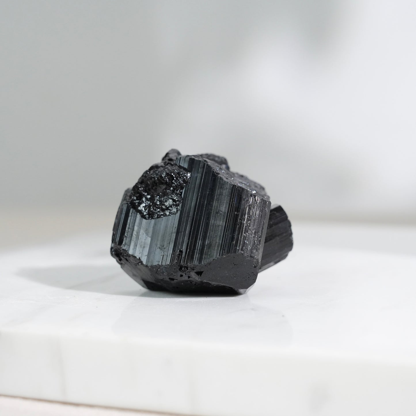 Mozambique lustrous black tourmaline 