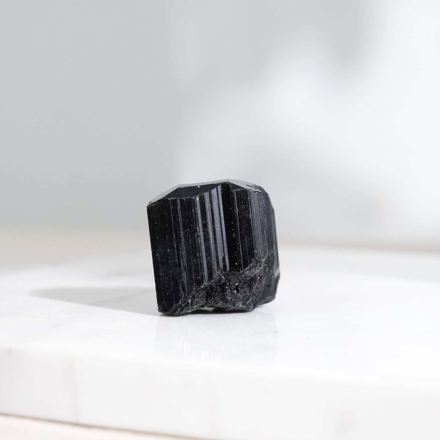 Mozambique lustrous black tourmaline 