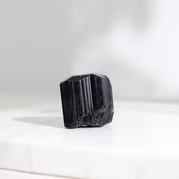 Glossy Black Tourmaline Raw Stone