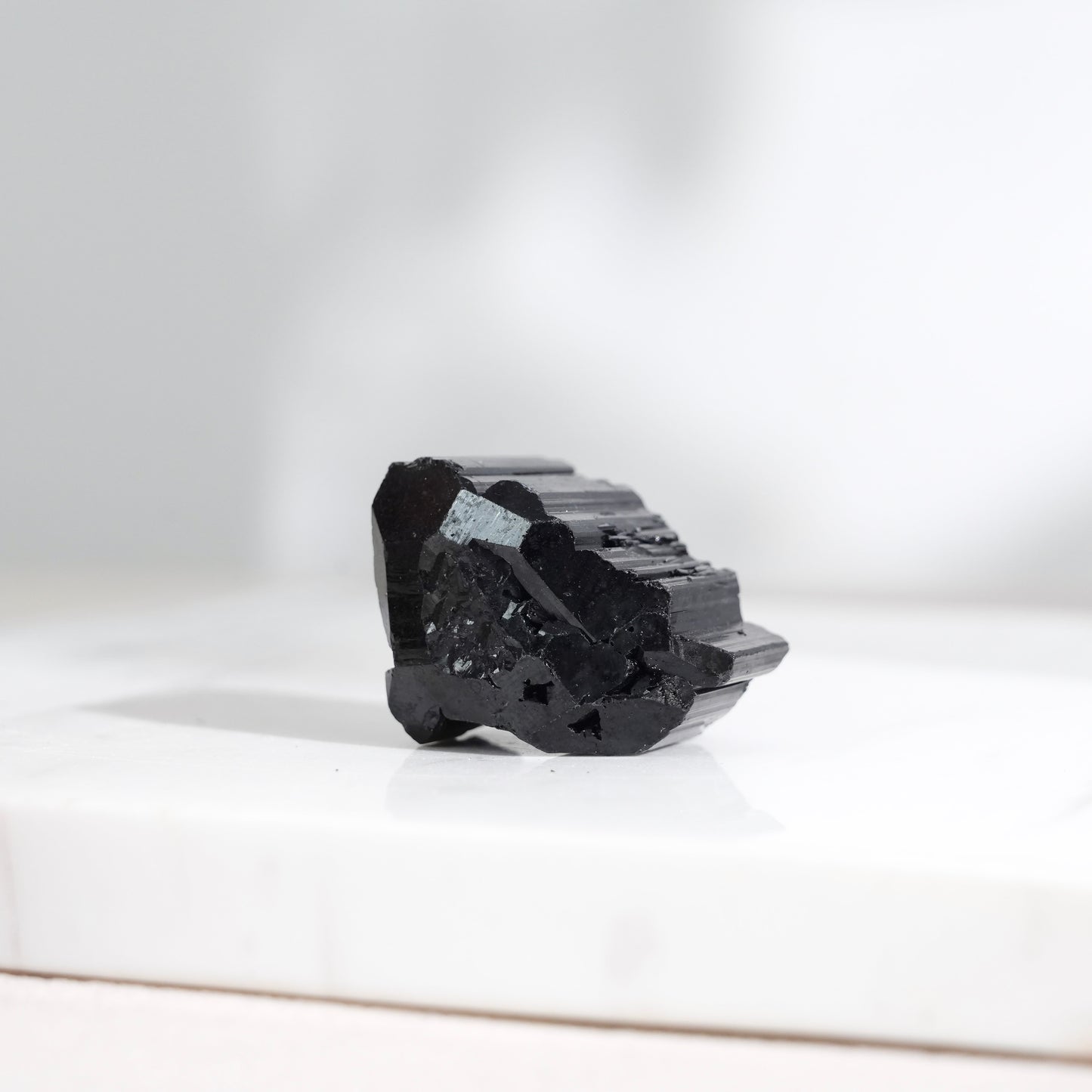 Mozambique lustrous black tourmaline 