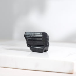Glossy Black Tourmaline Raw Stone