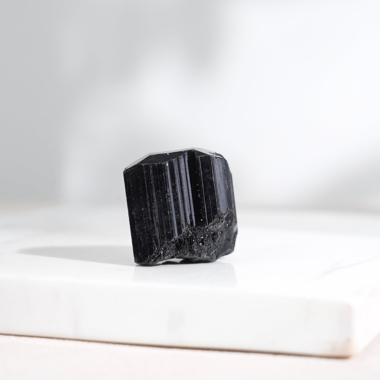 Mozambique lustrous black tourmaline 