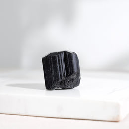 Glossy Black Tourmaline Raw Stone