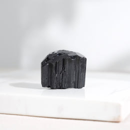 Glossy Black Tourmaline Raw Stone