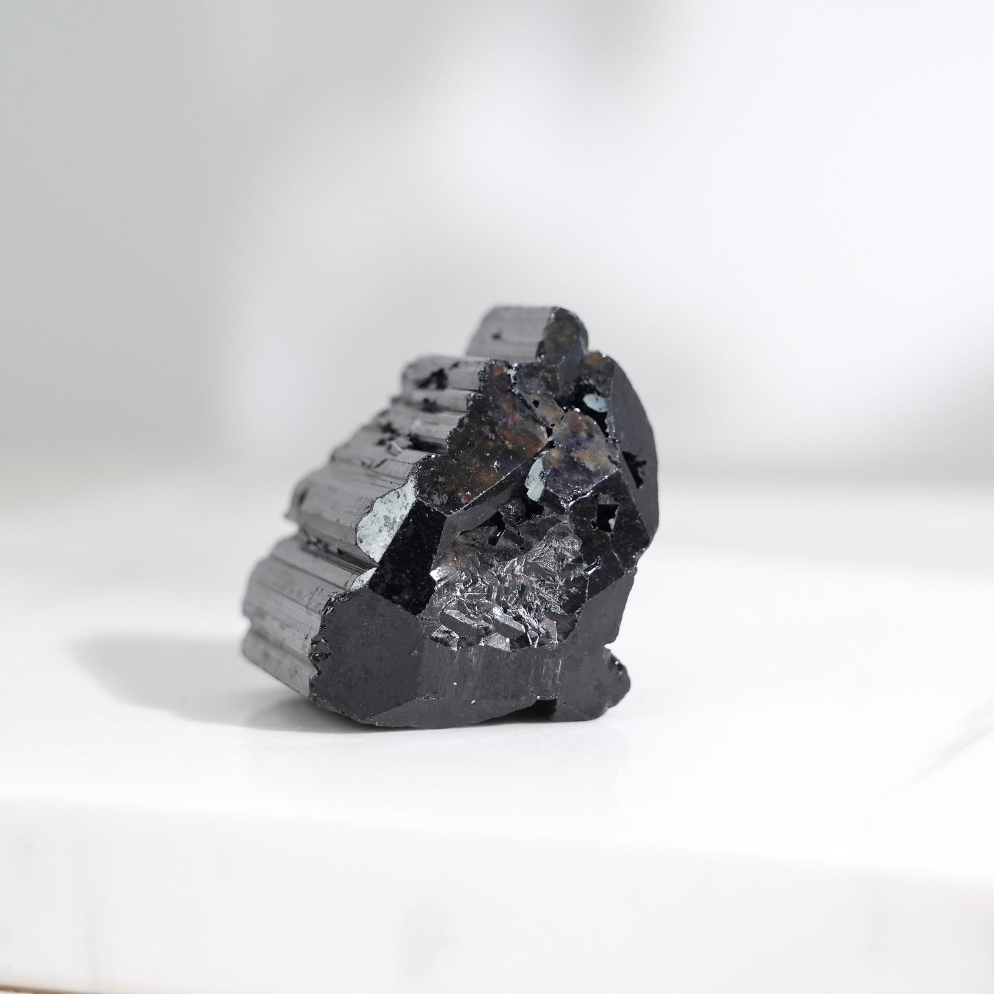 Mozambique lustrous black tourmaline 
