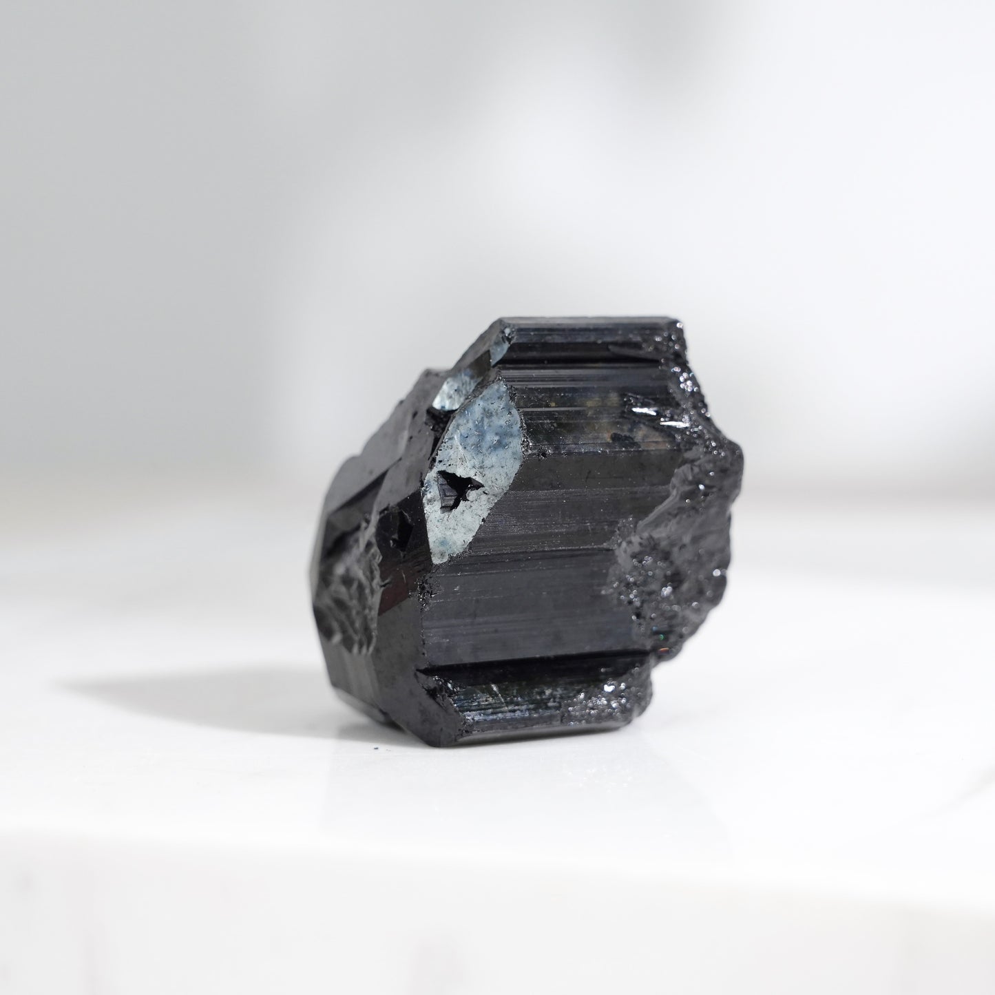 Mozambique lustrous black tourmaline 