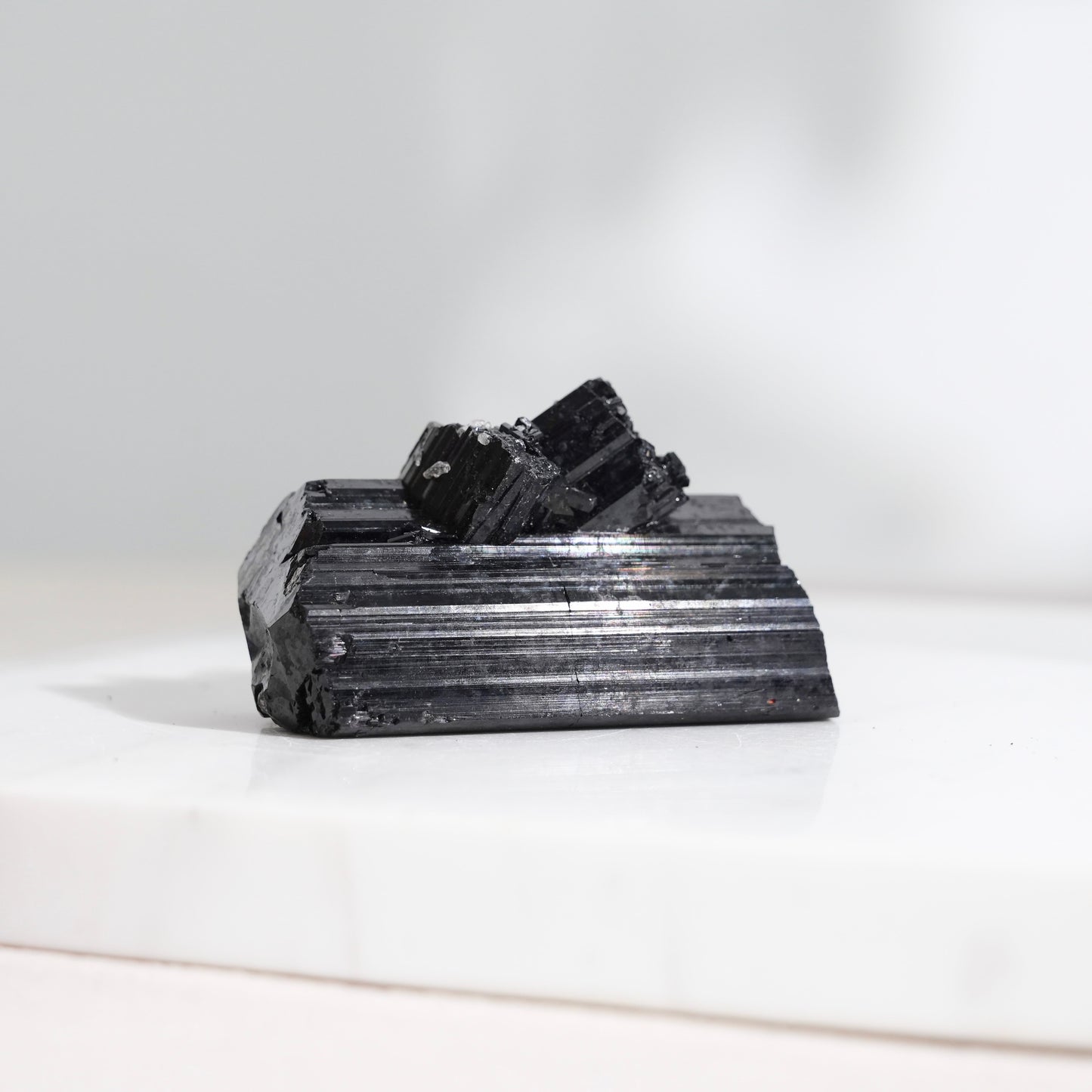 Mozambique lustrous black tourmaline 