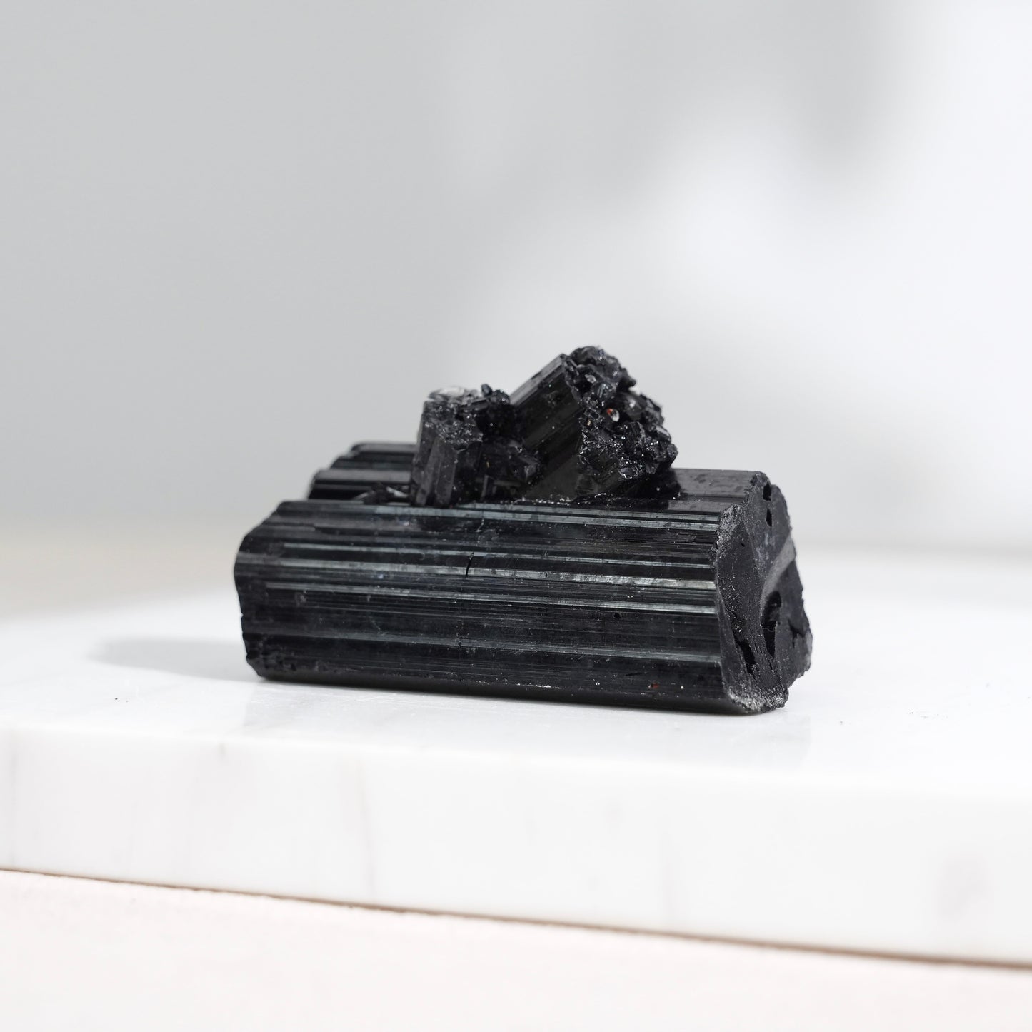 Mozambique lustrous black tourmaline 