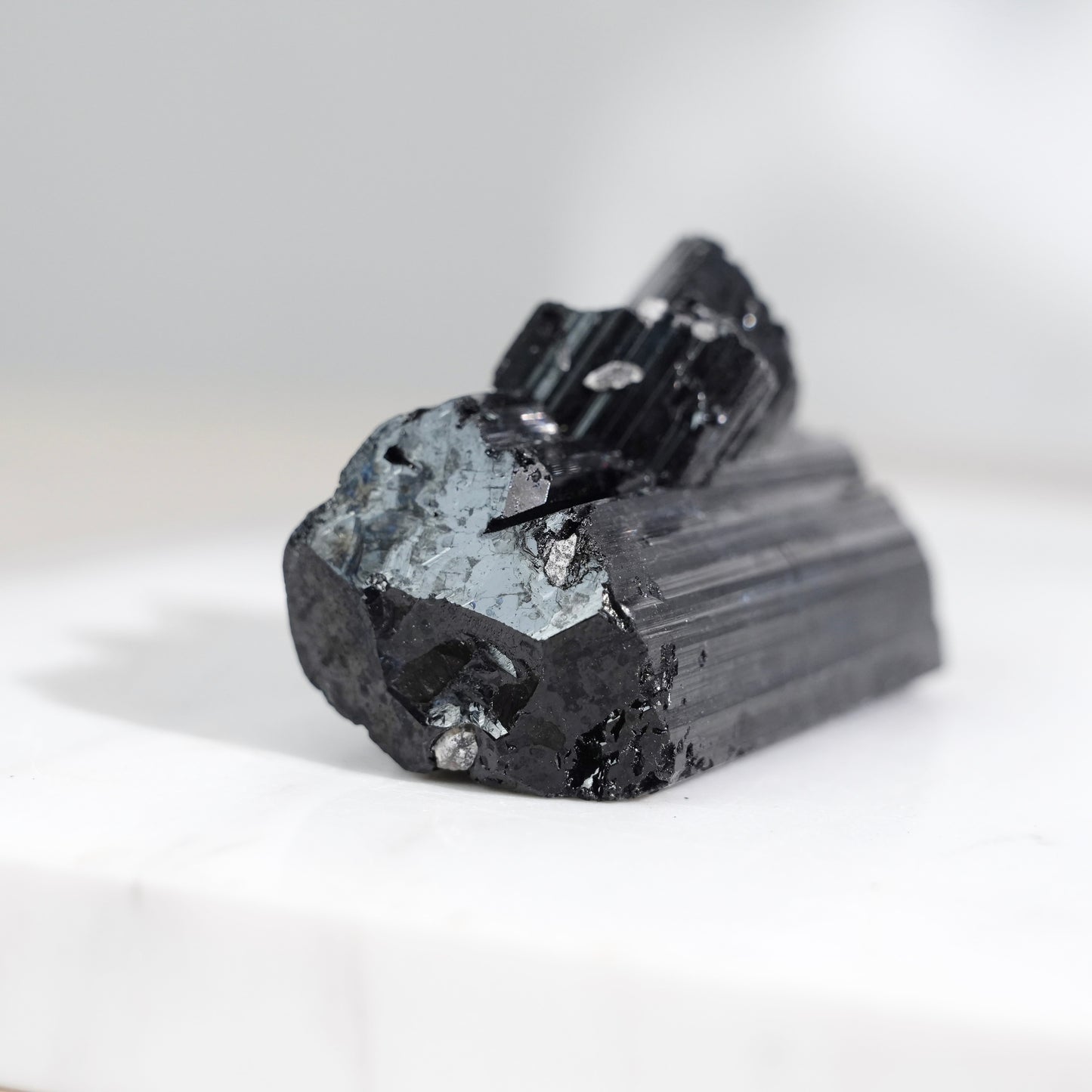 Mozambique lustrous black tourmaline 