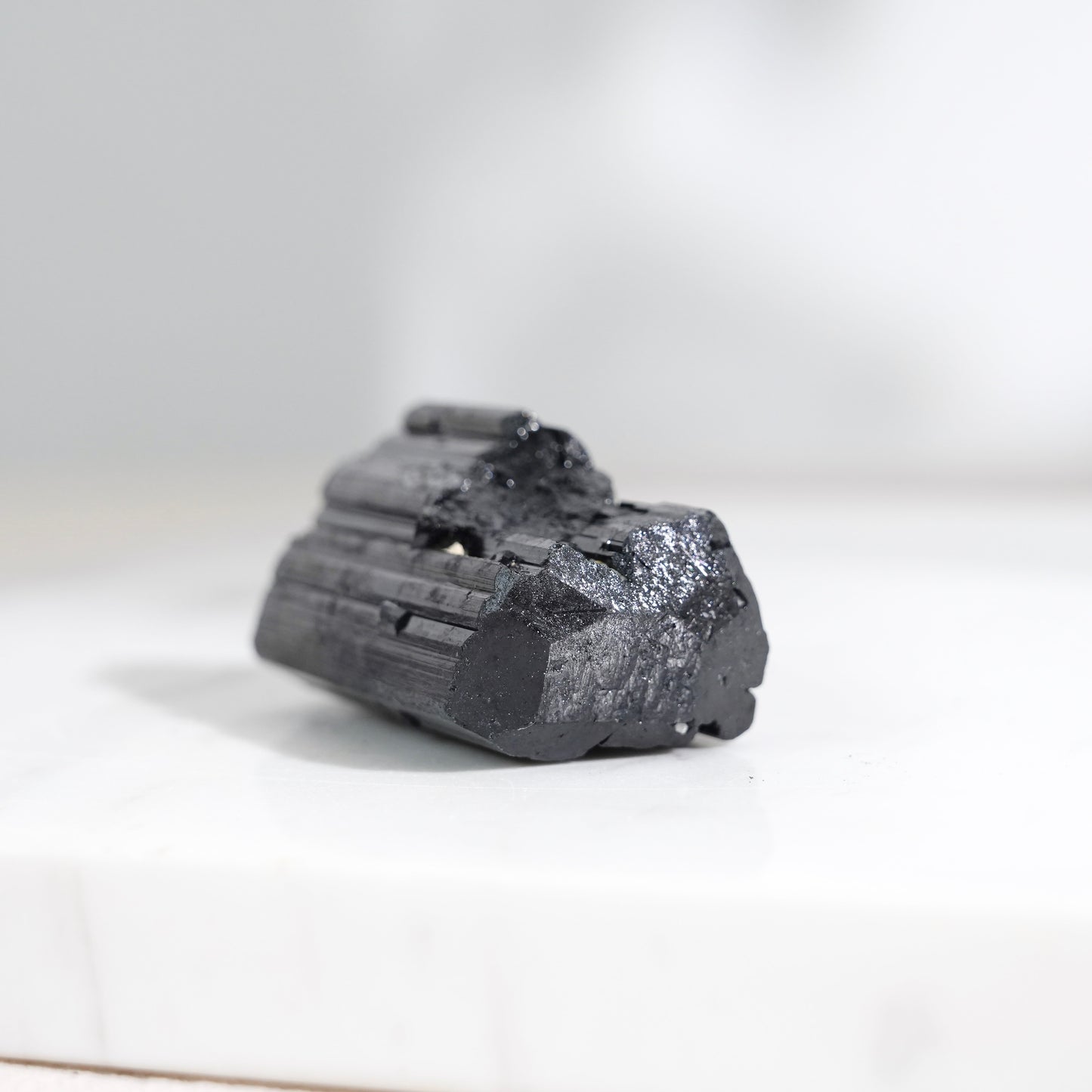 Mozambique lustrous black tourmaline 