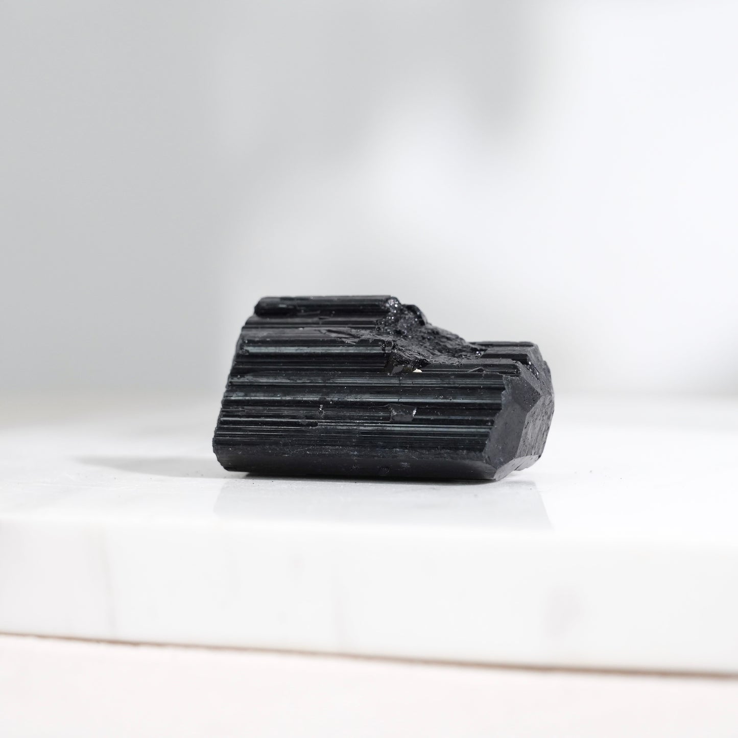 Mozambique lustrous black tourmaline 