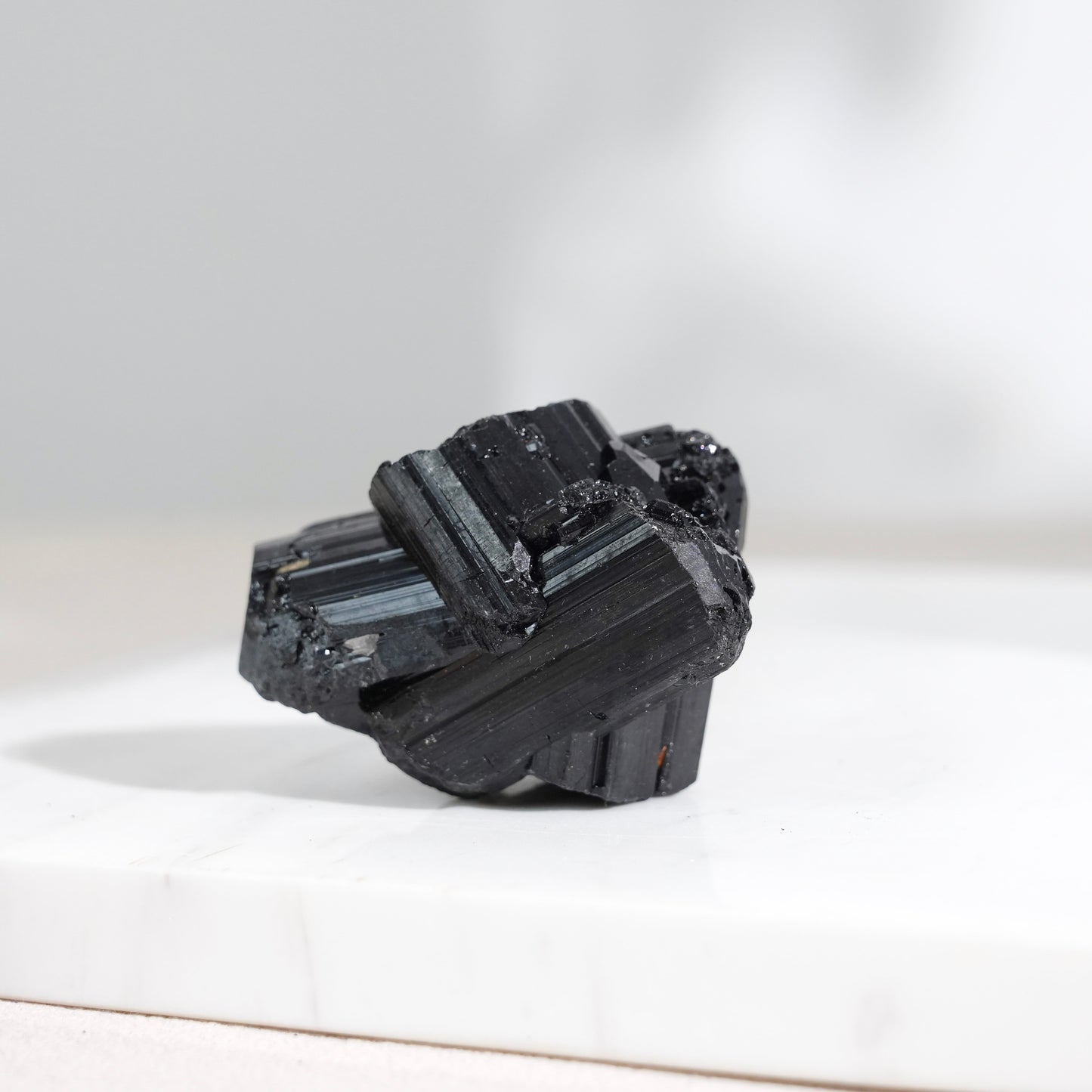 Mozambique lustrous black tourmaline 