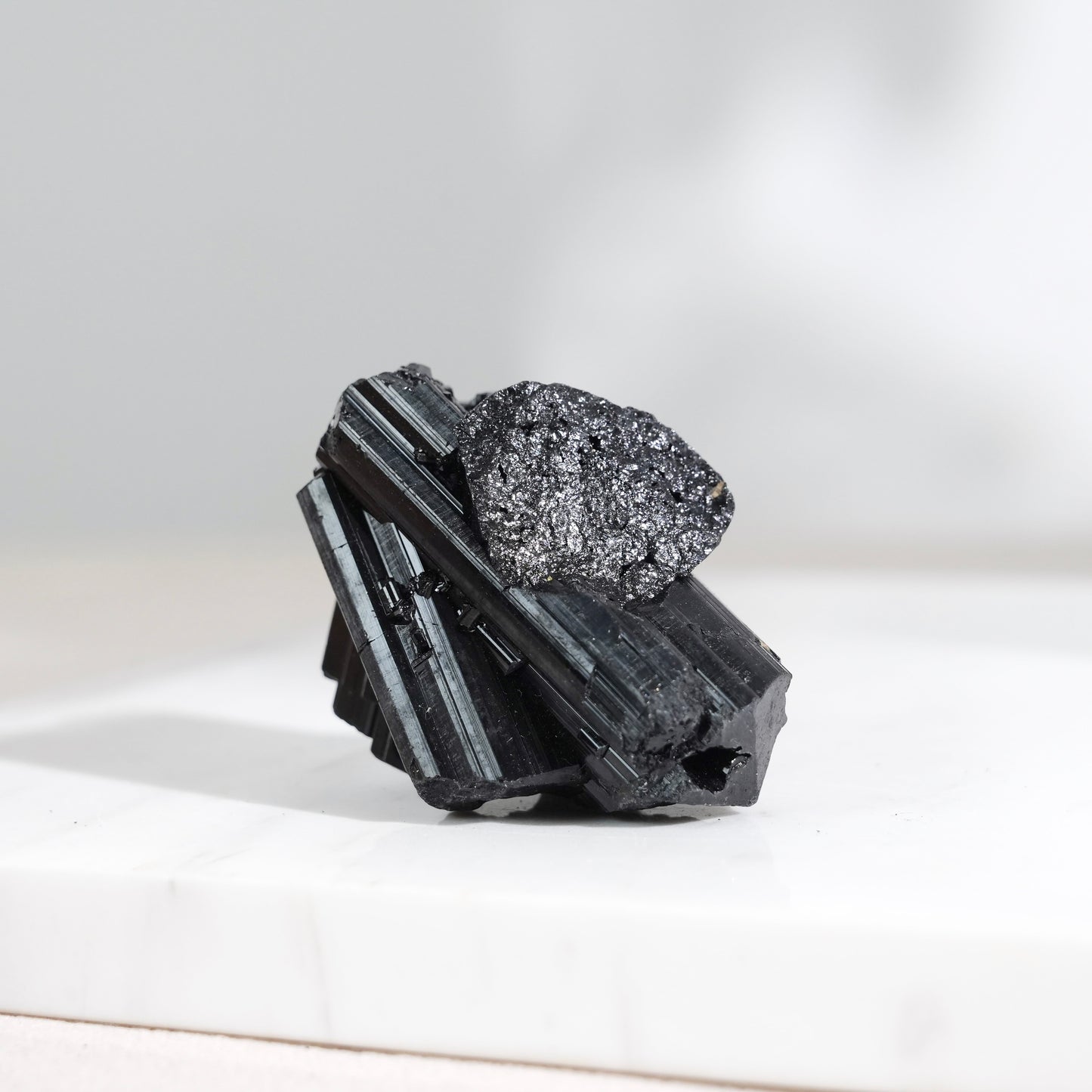 Mozambique lustrous black tourmaline 