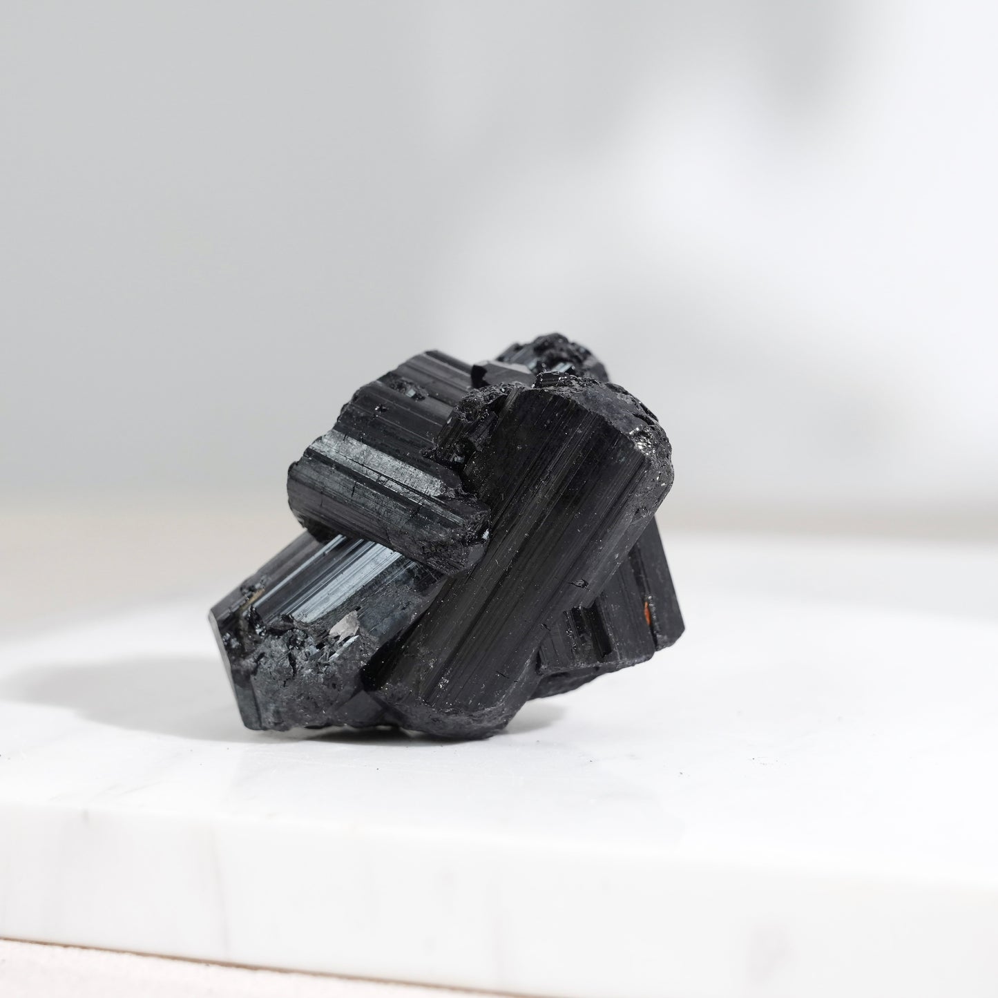 Mozambique lustrous black tourmaline 