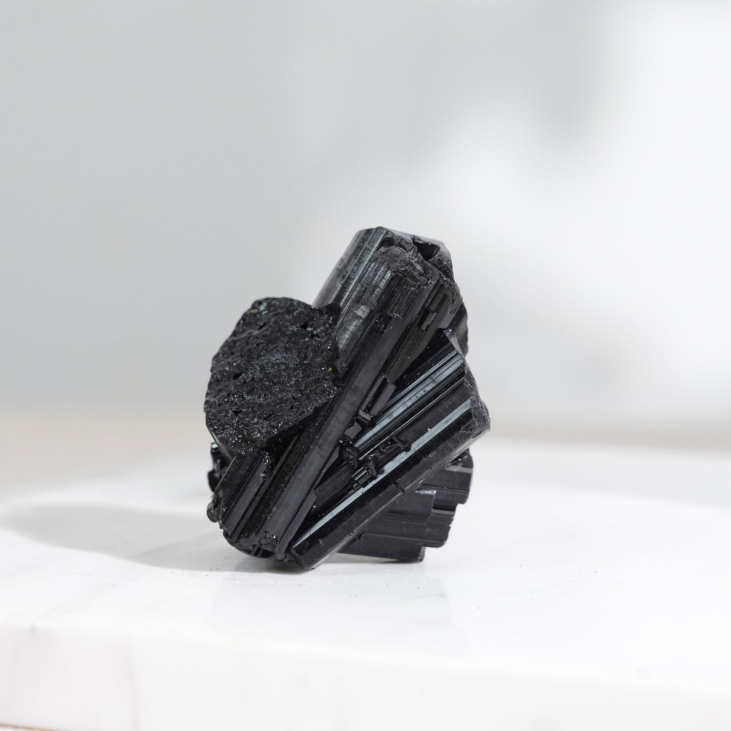 Mozambique lustrous black tourmaline 
