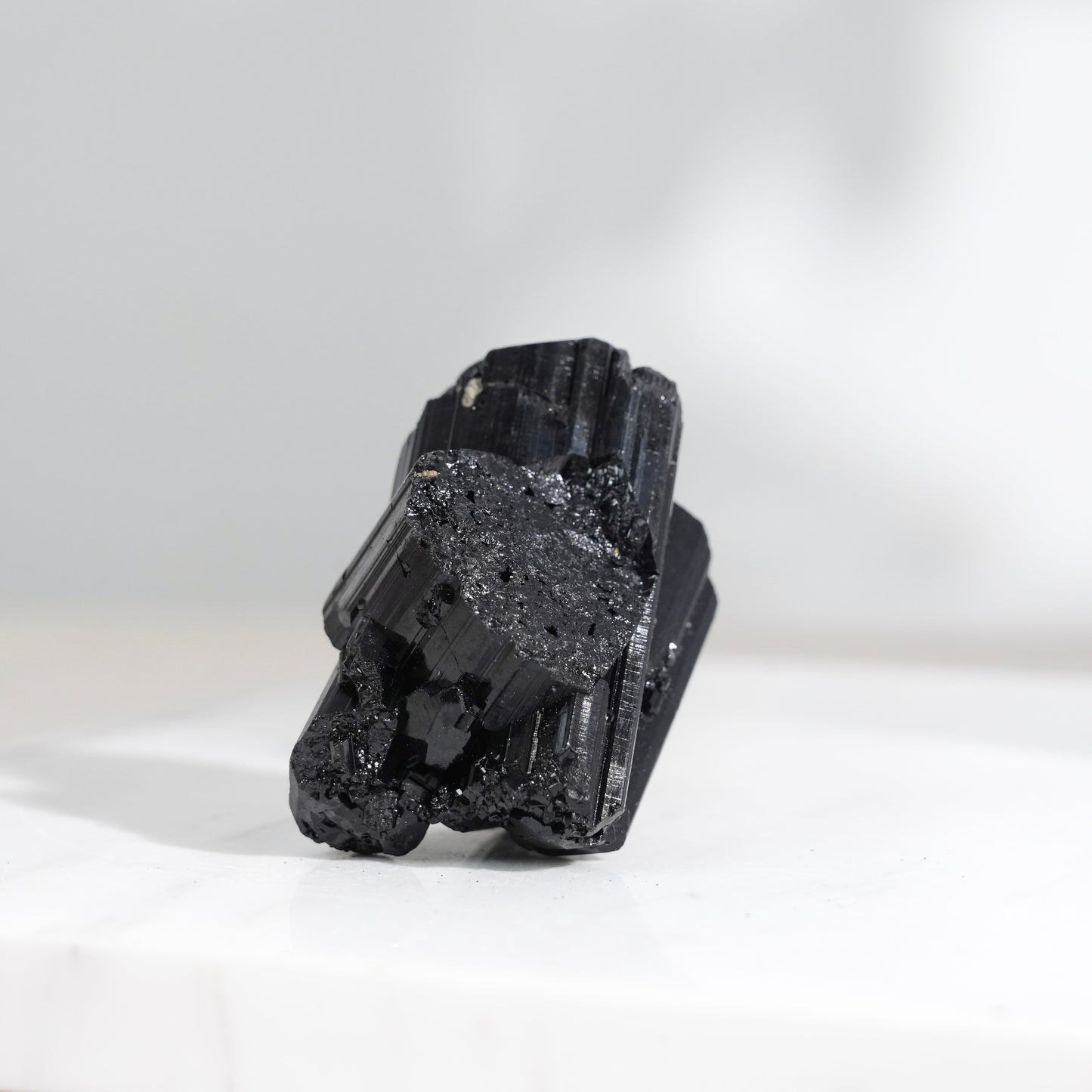 Mozambique lustrous black tourmaline 