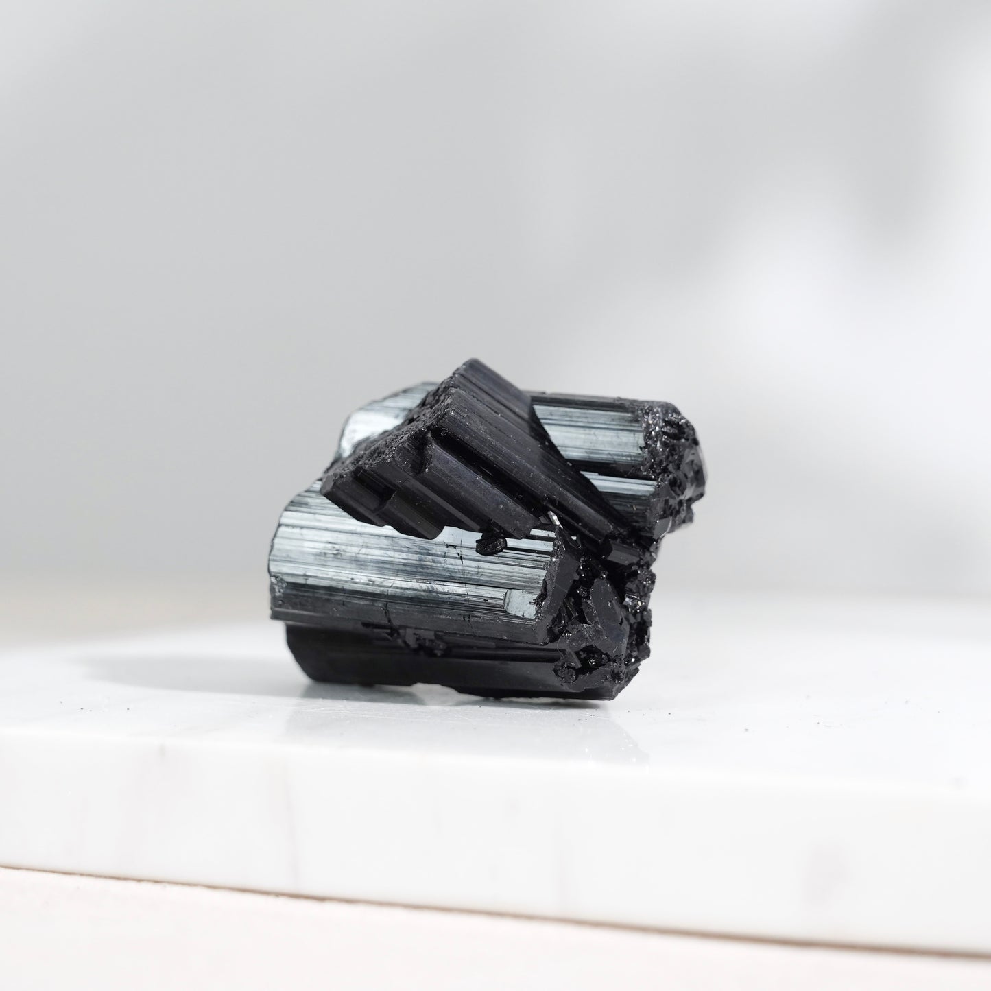 Mozambique lustrous black tourmaline 