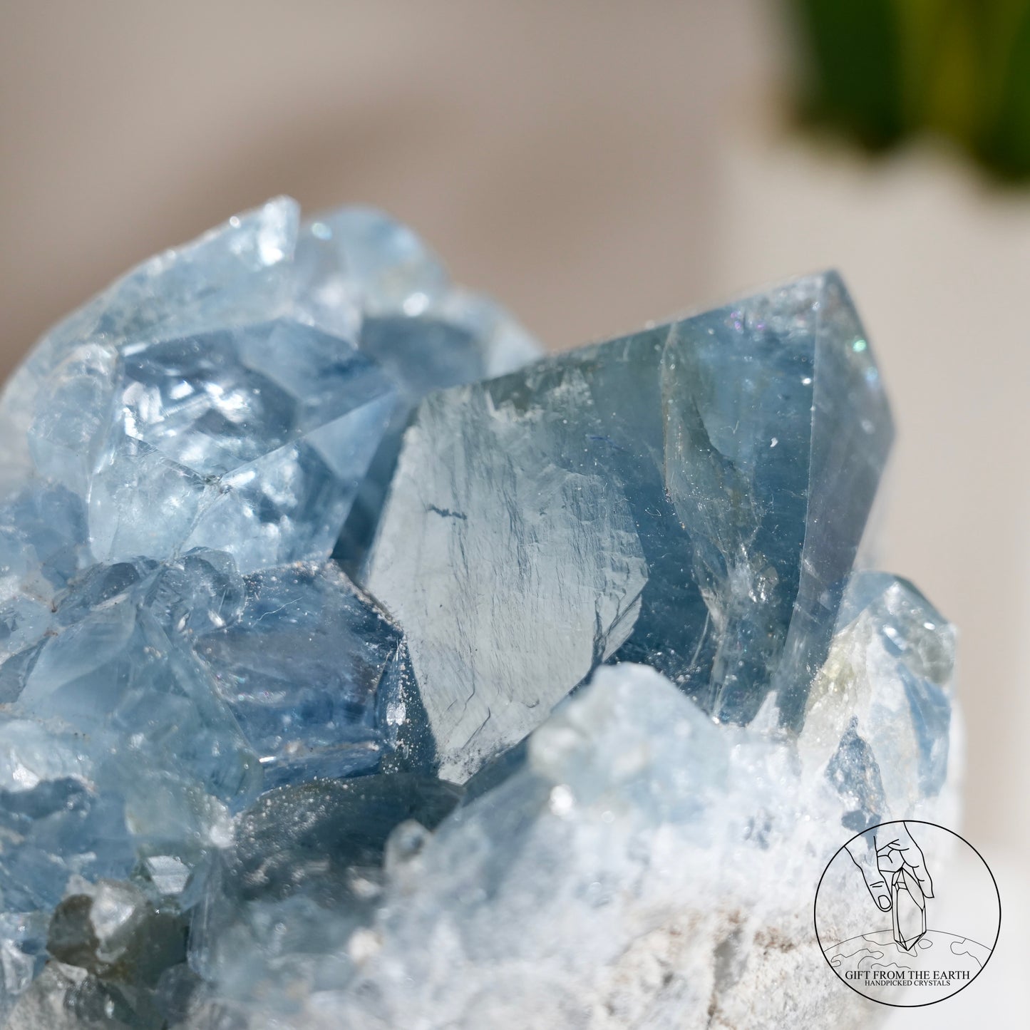 Egg-shaped celestite