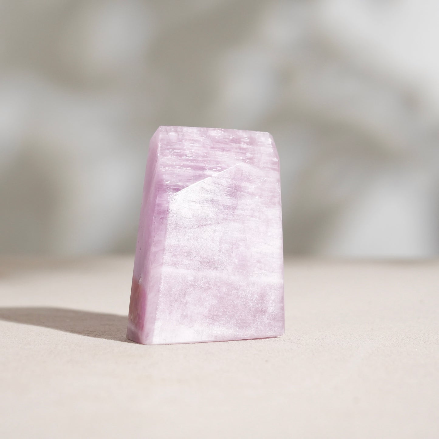 Lepidolite heart