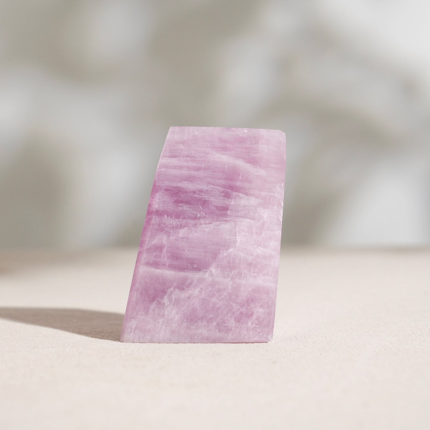 Lepidolite heart