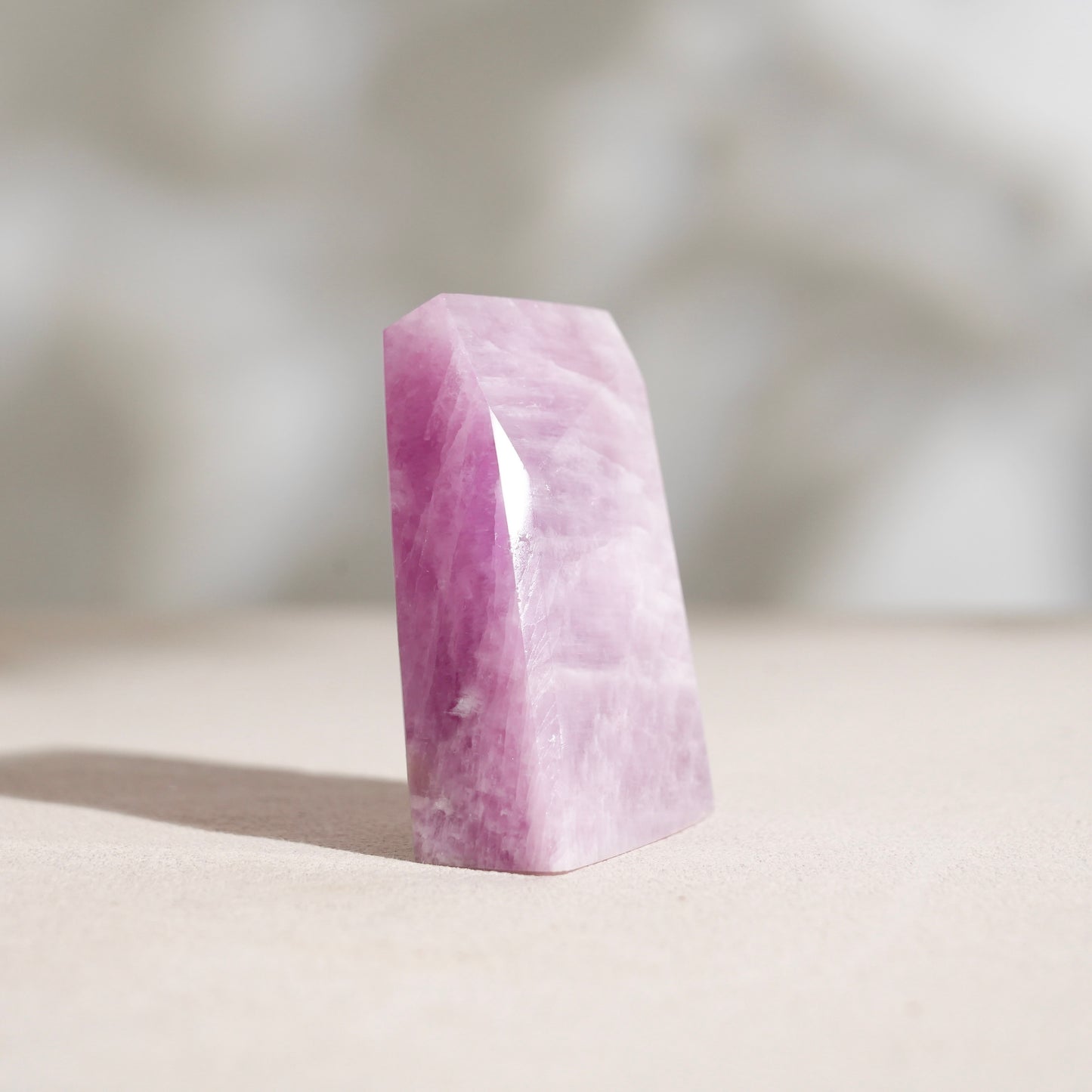 Lepidolite heart