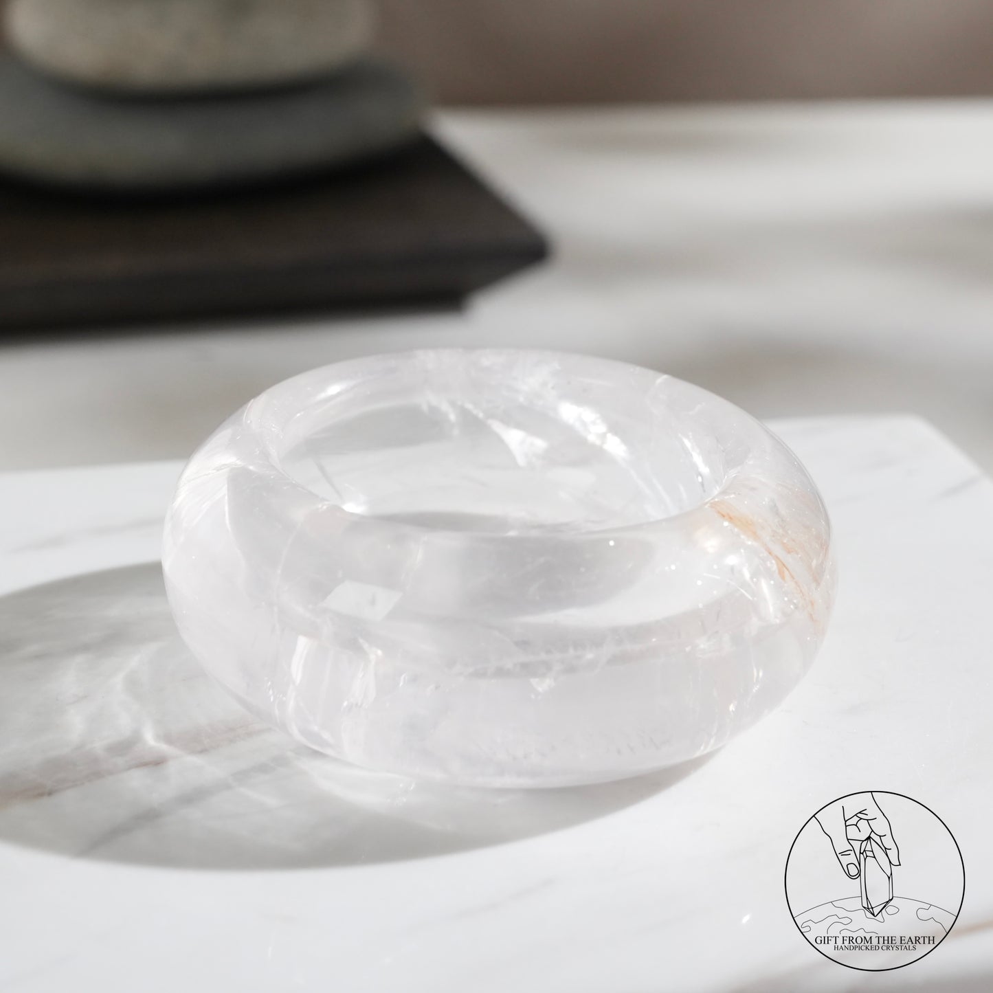 白水晶碗