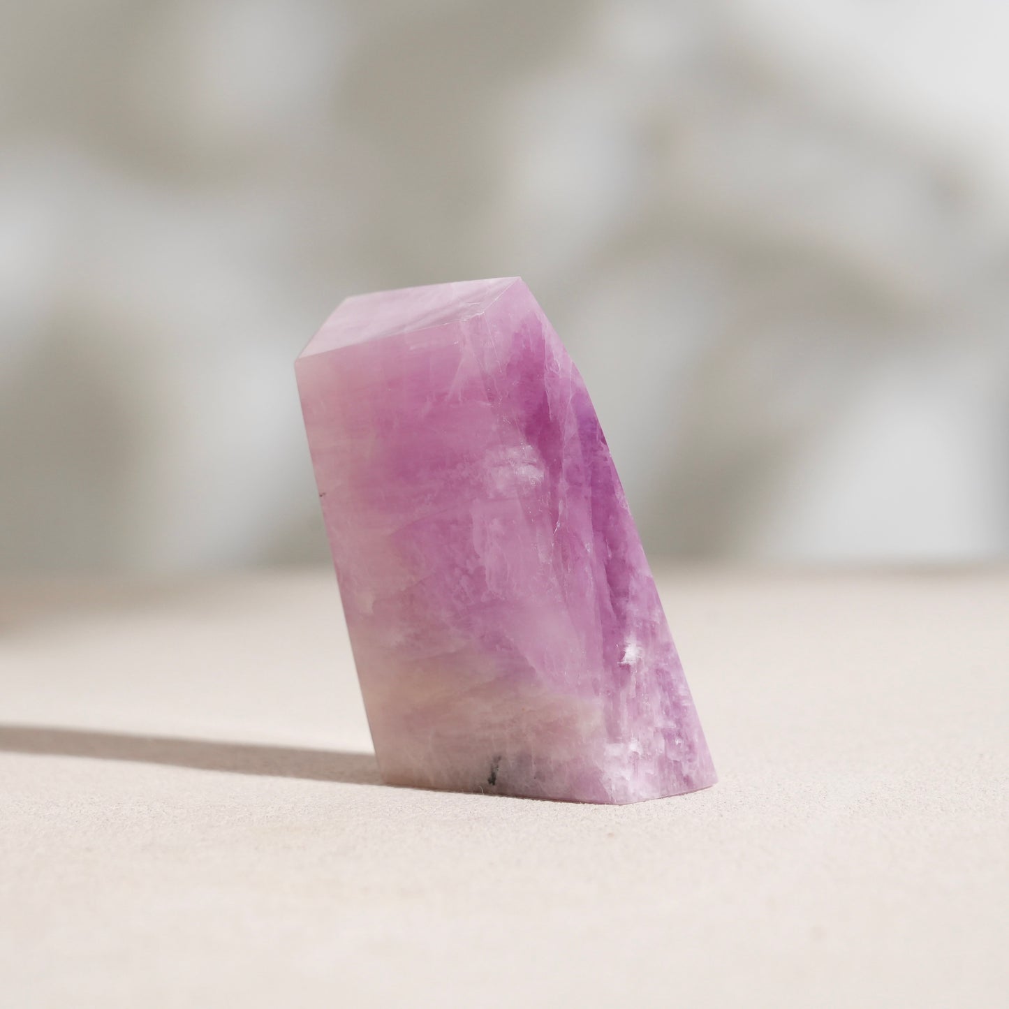 Lepidolite heart