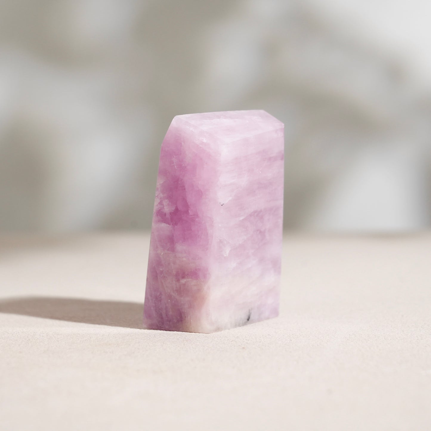 Lepidolite heart