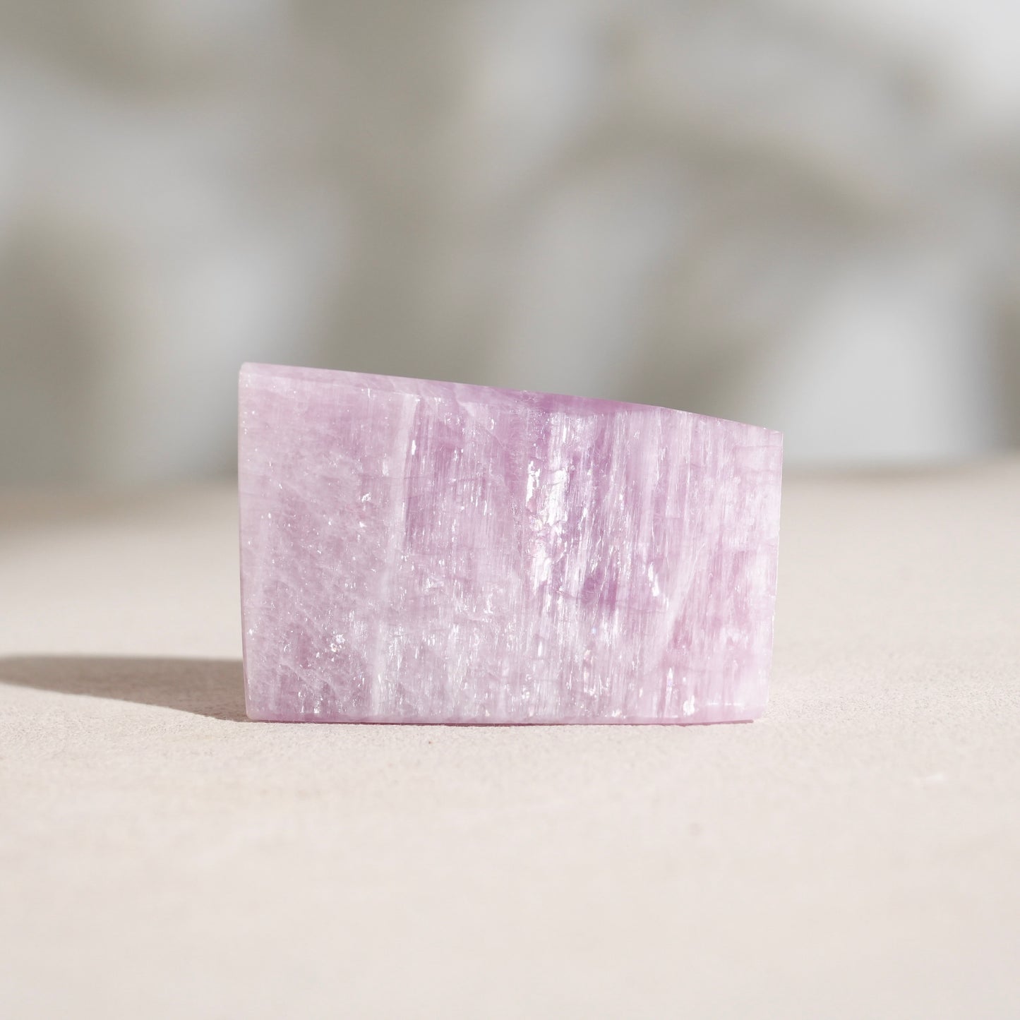 Lepidolite heart