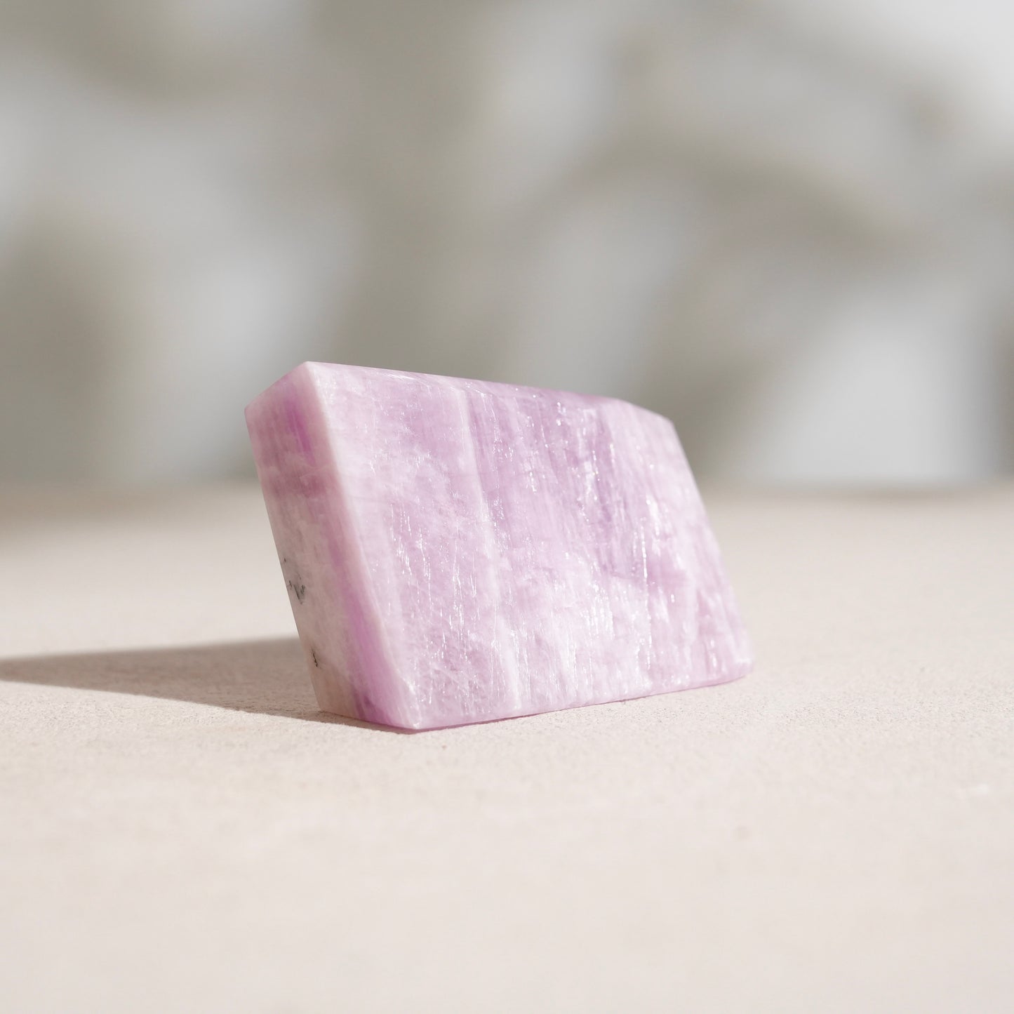 Lepidolite heart