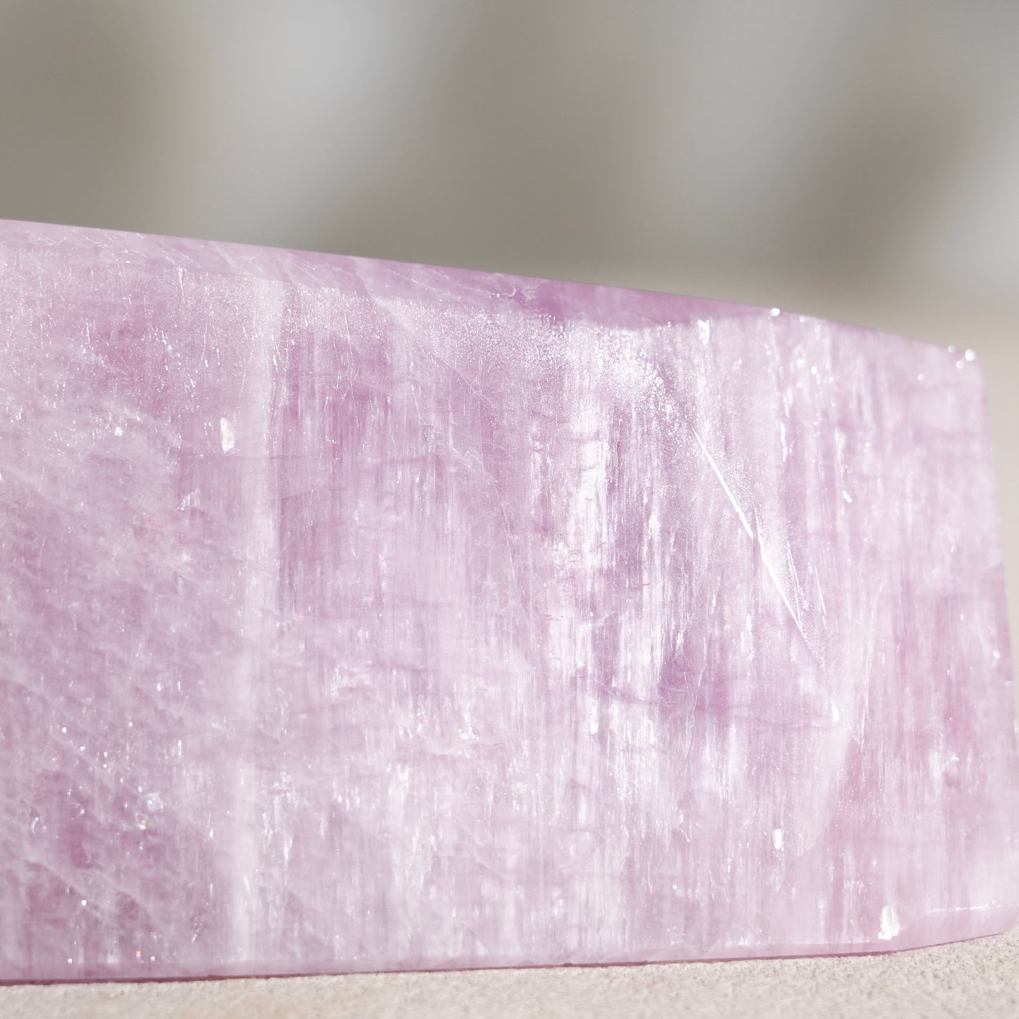 Lepidolite heart