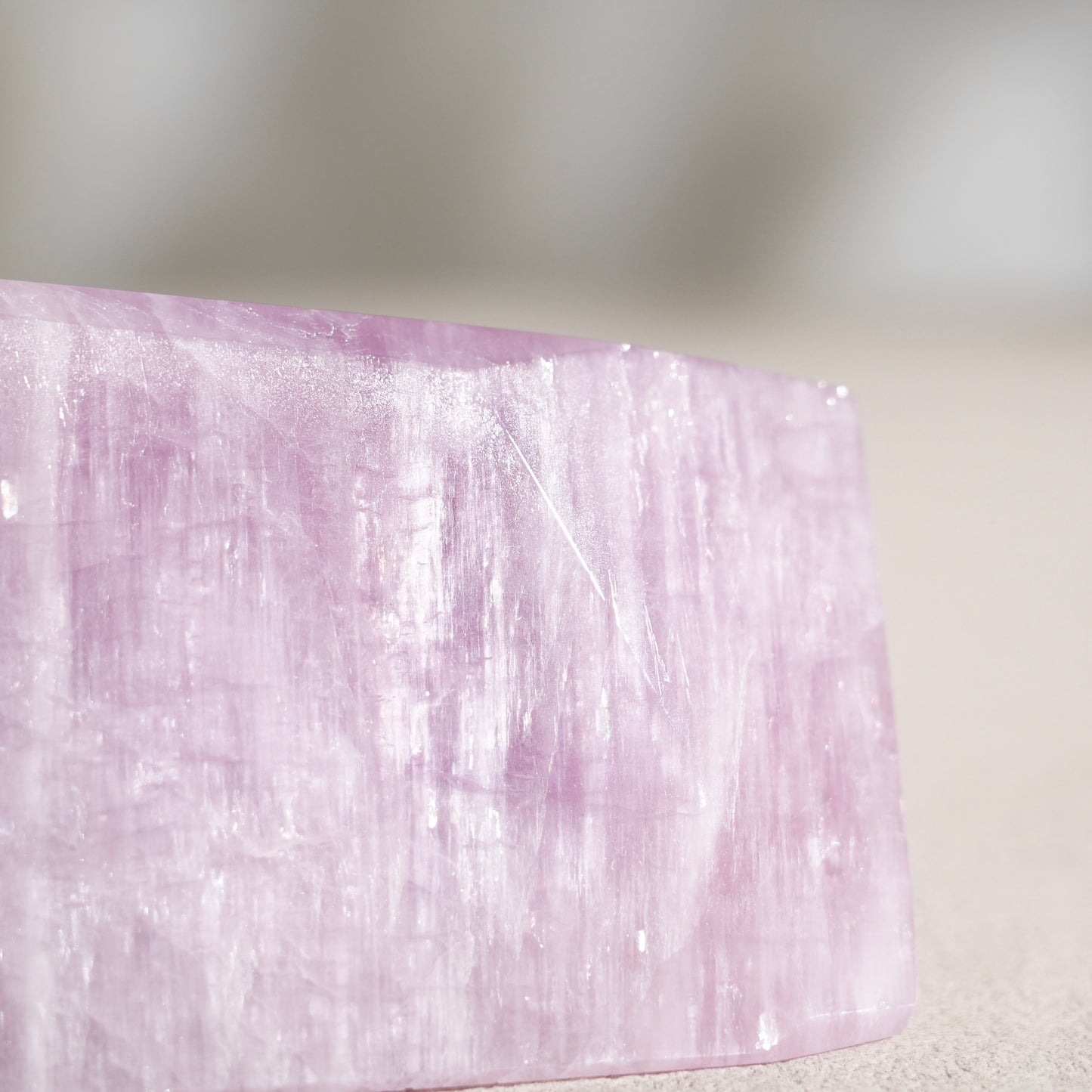Lepidolite heart
