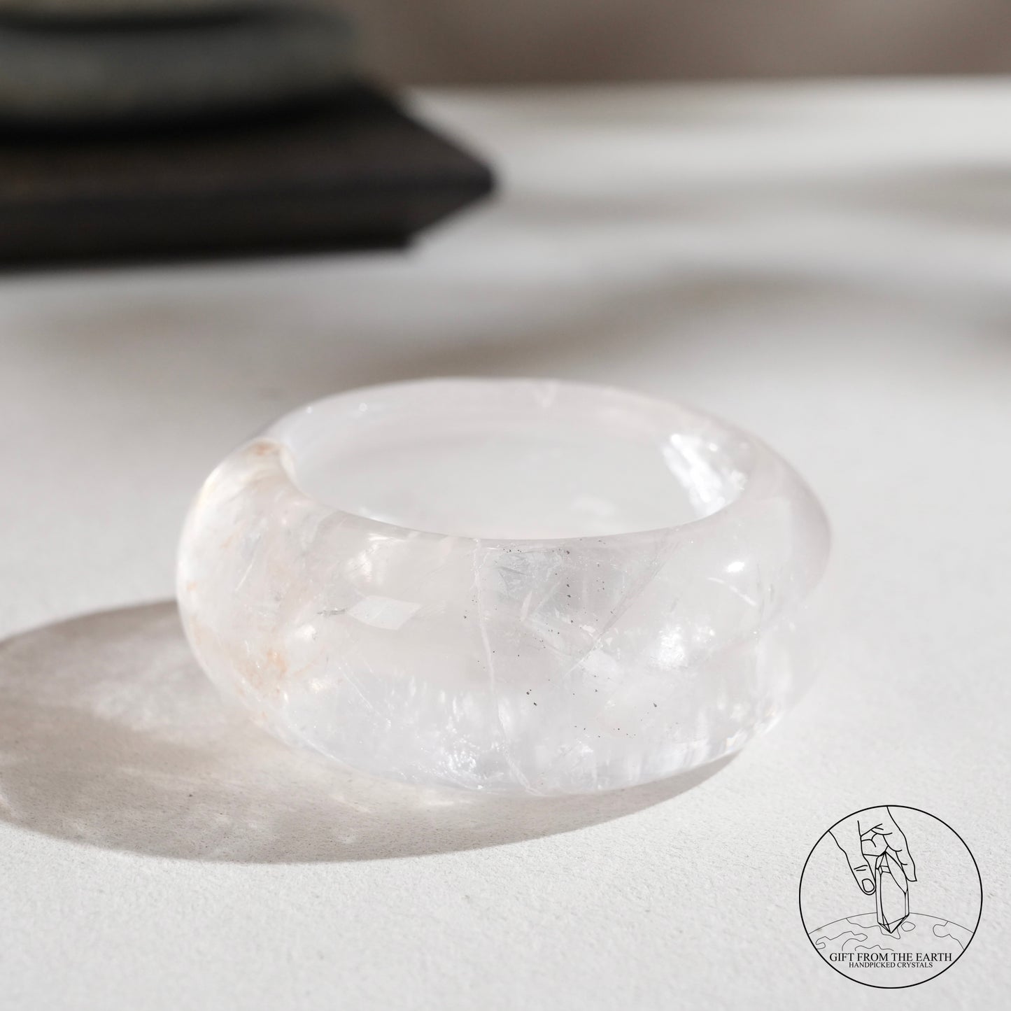 白水晶碗