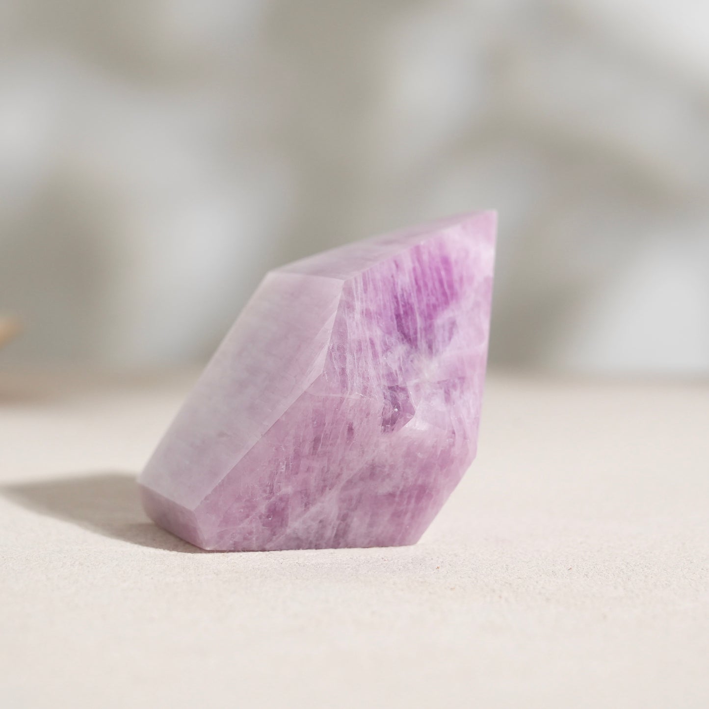 Lepidolite heart