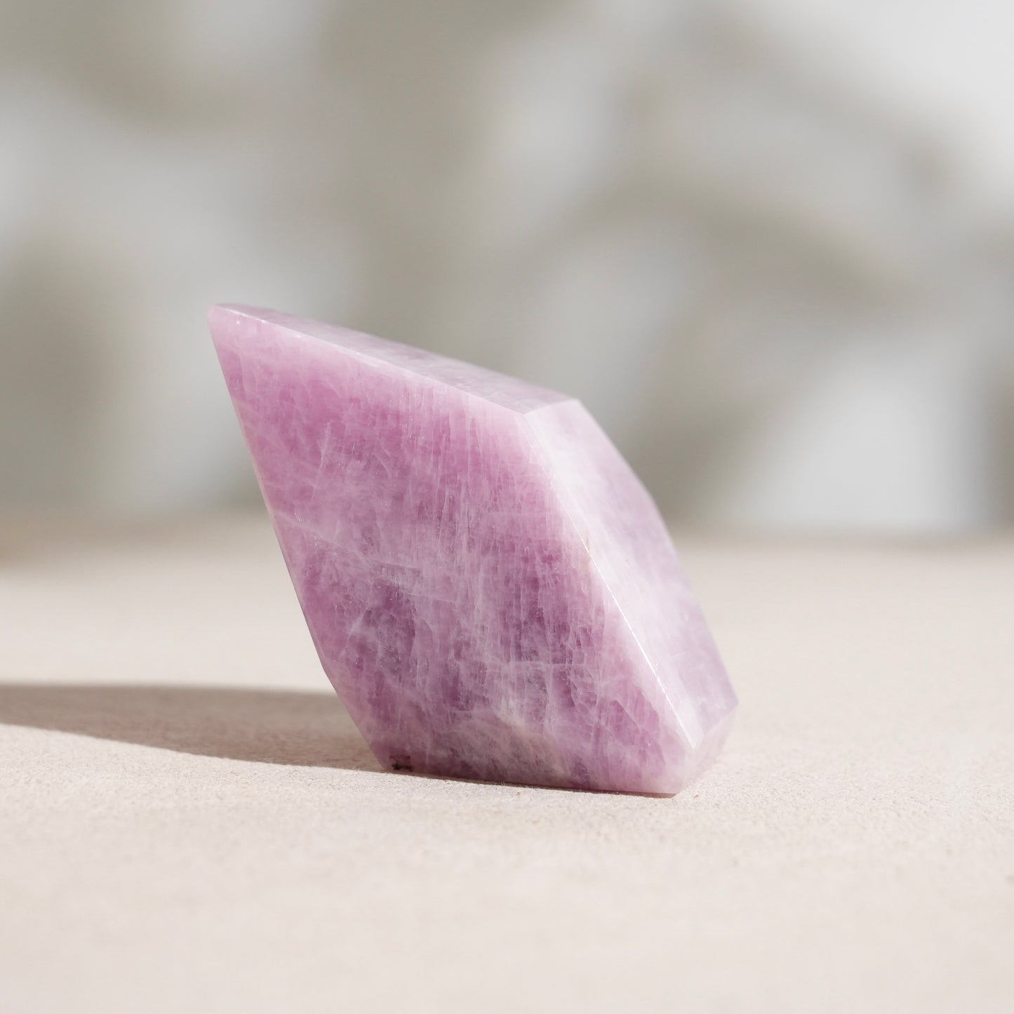 Lepidolite heart