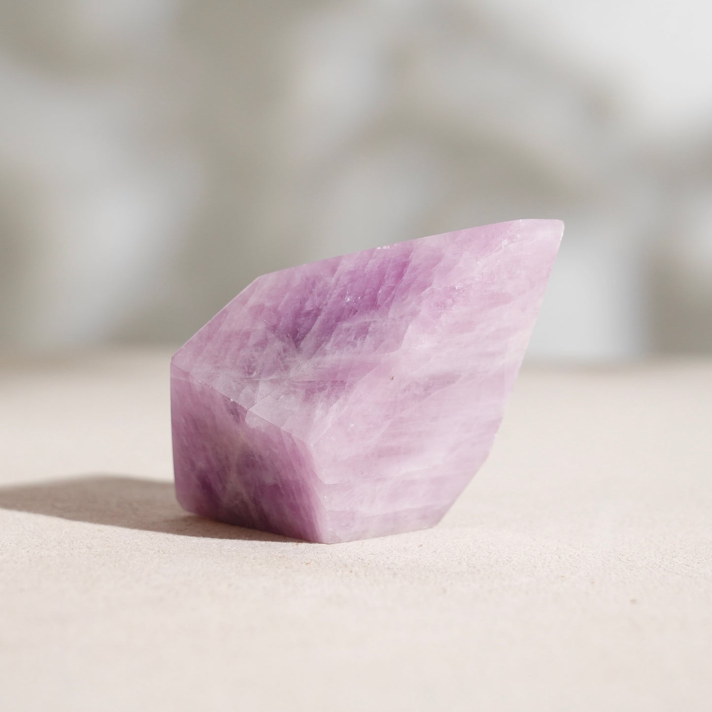 Lepidolite heart