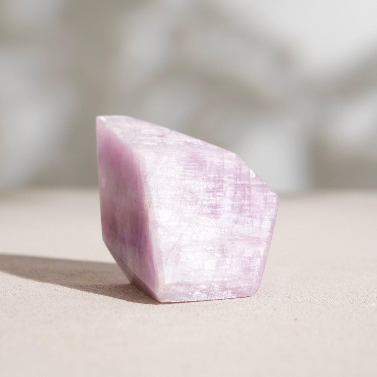 Lepidolite heart