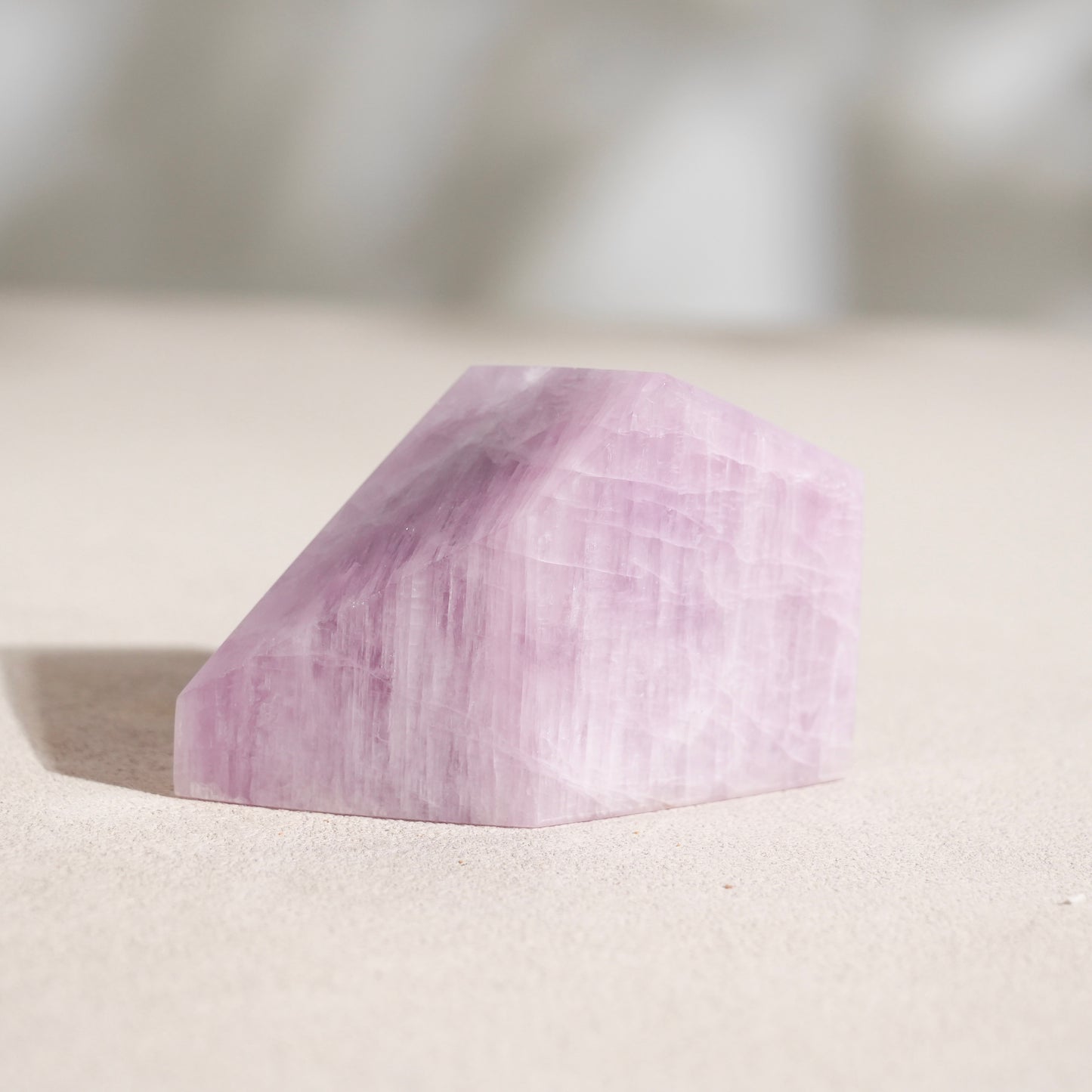 Lepidolite heart