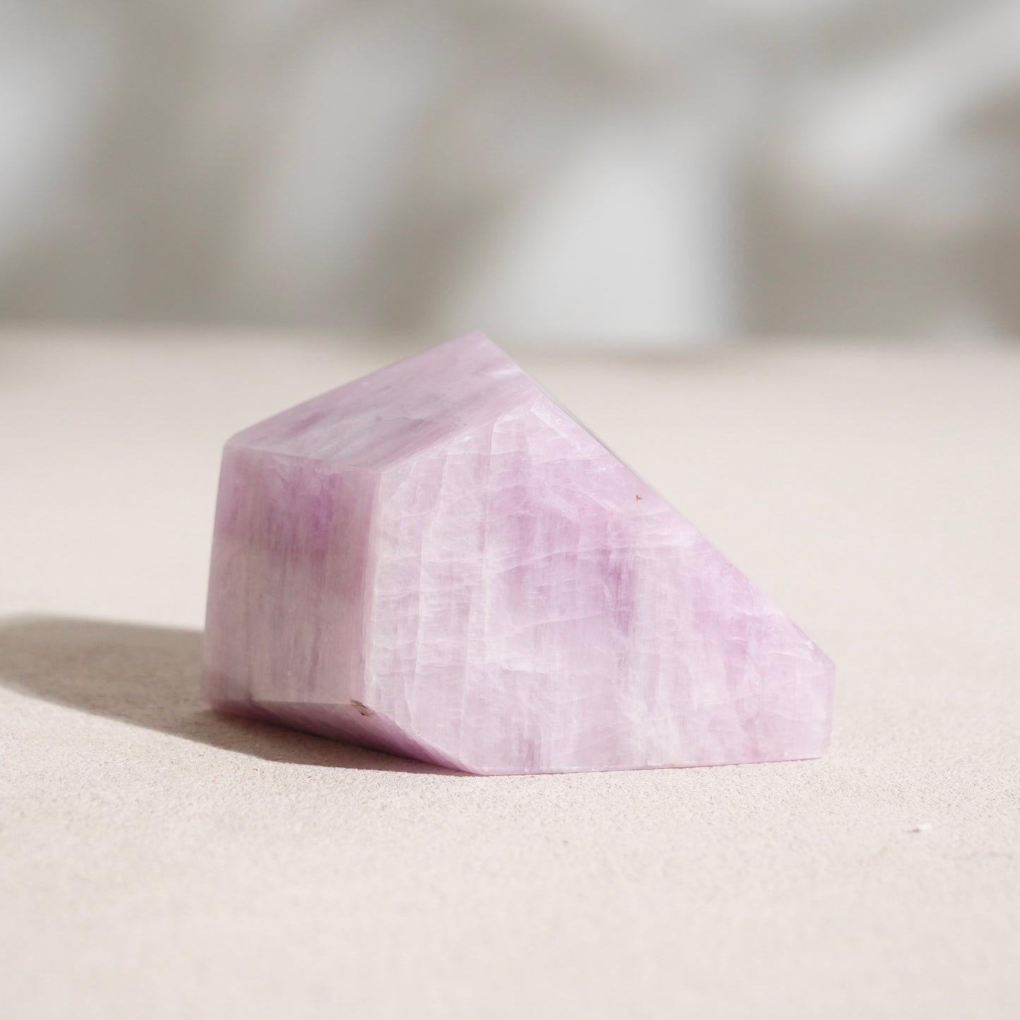 Lepidolite heart