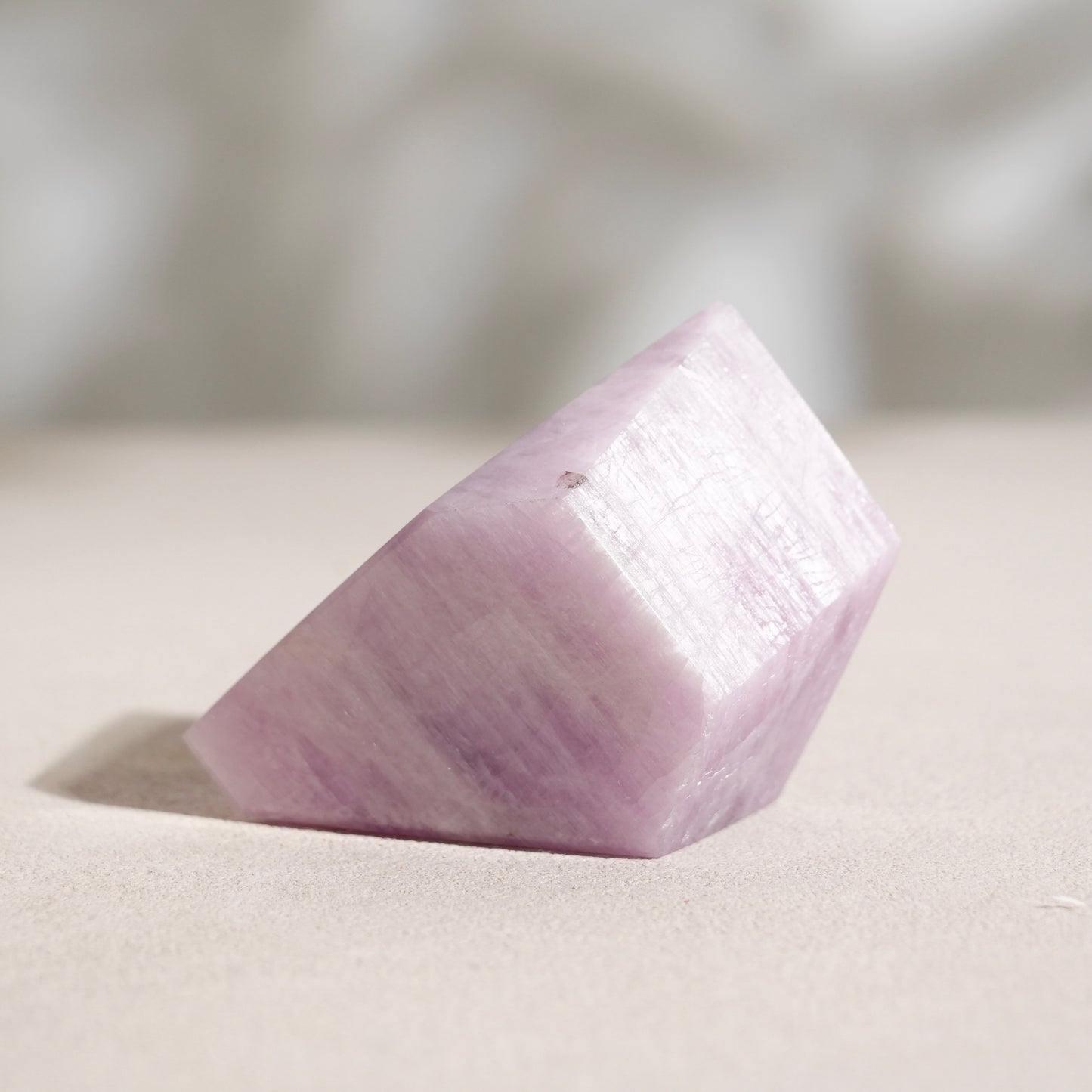 Lepidolite heart
