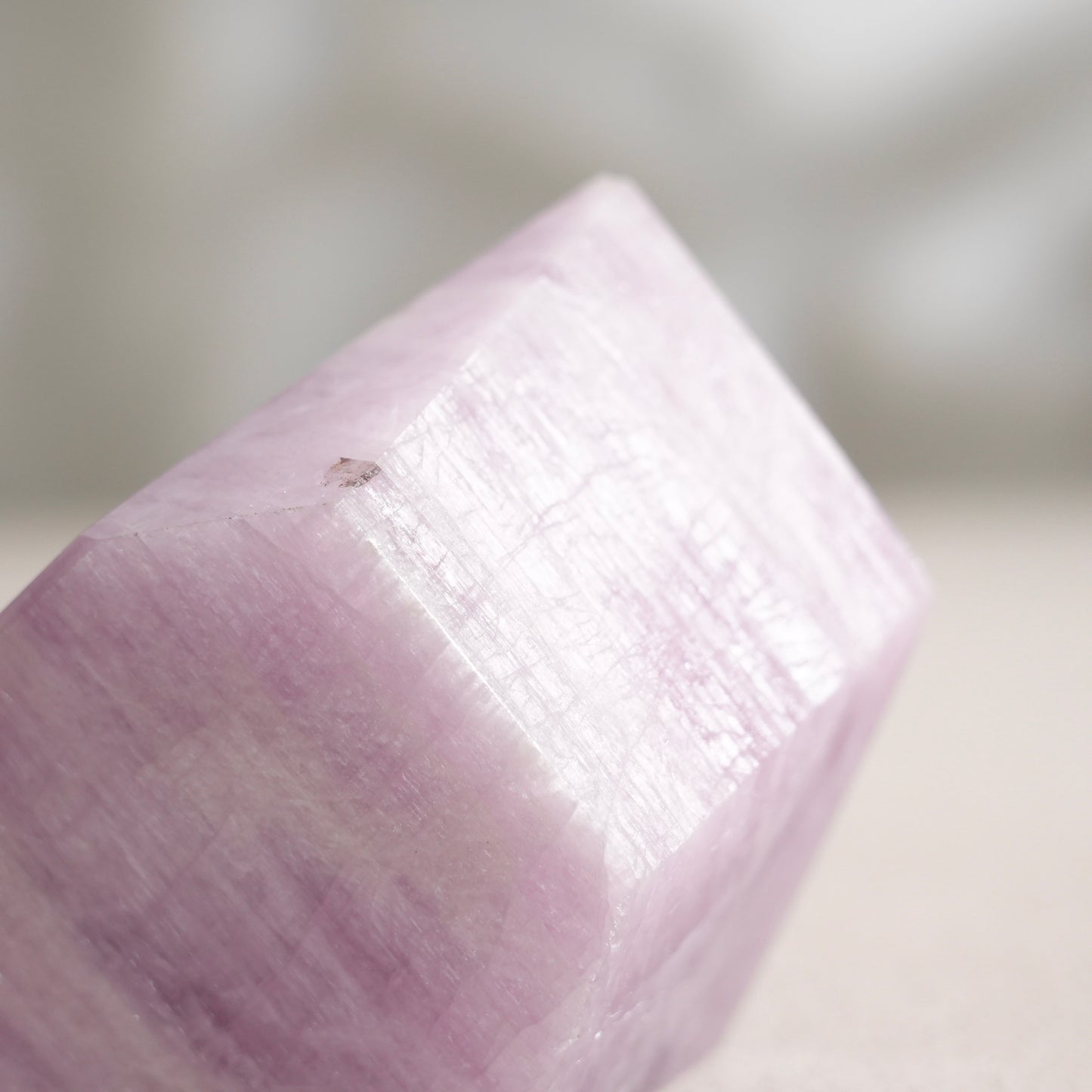 Lepidolite heart