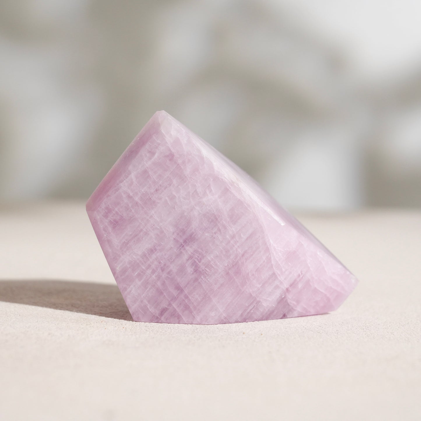 Lepidolite heart