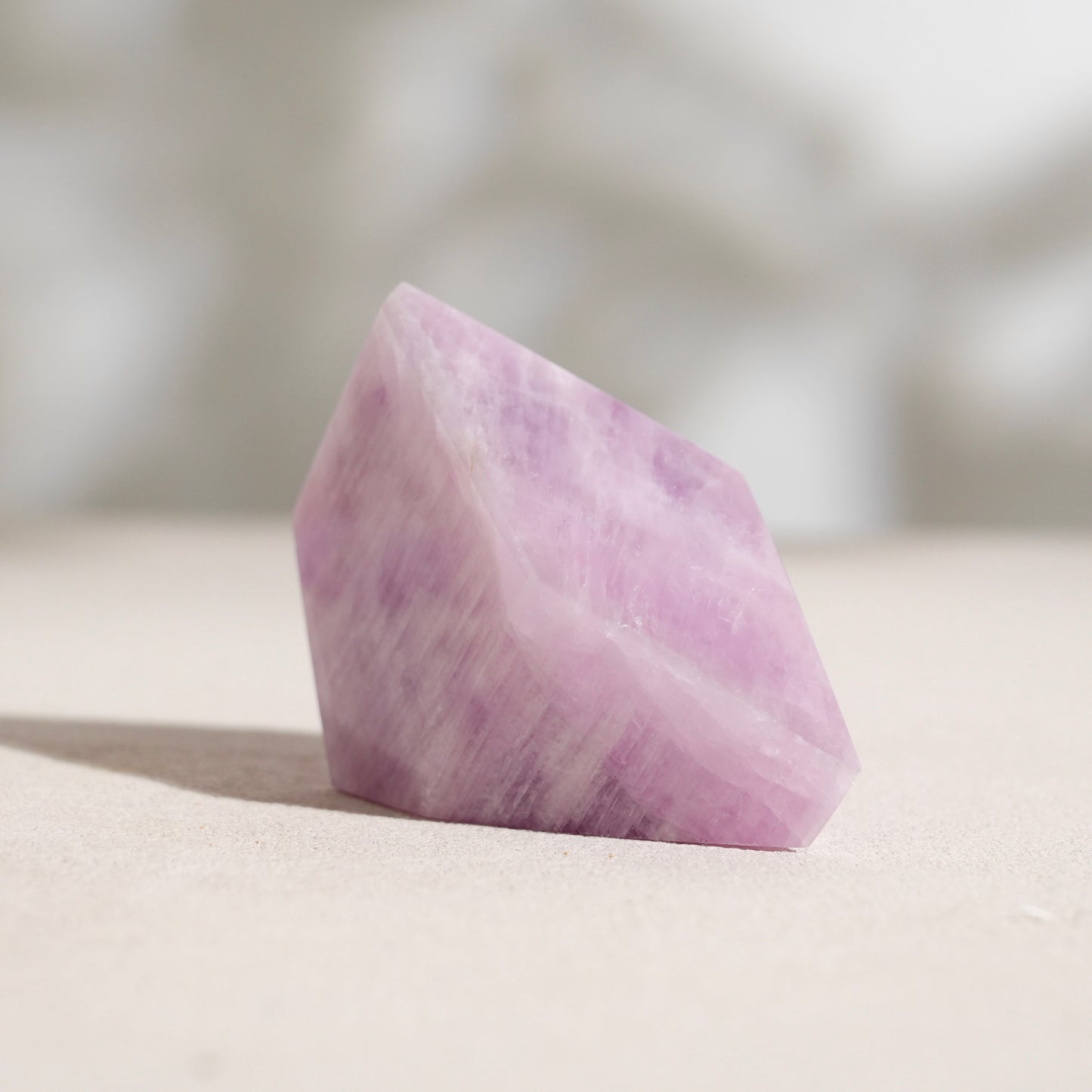 Lepidolite heart