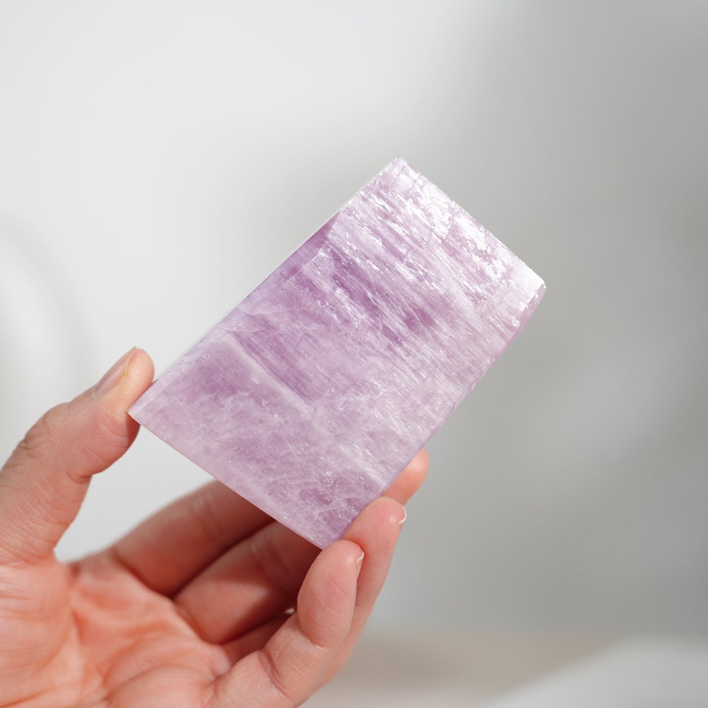 Lepidolite heart